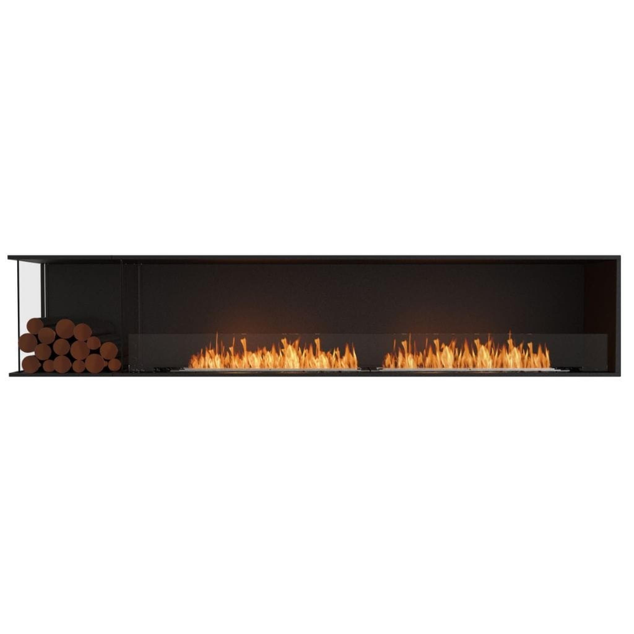 EcoSmart Fire Flex 104LC/104RC 110" Ethanol Fireplace Insert with Decorative Box and Adjustable Flame by Mad Design Group
