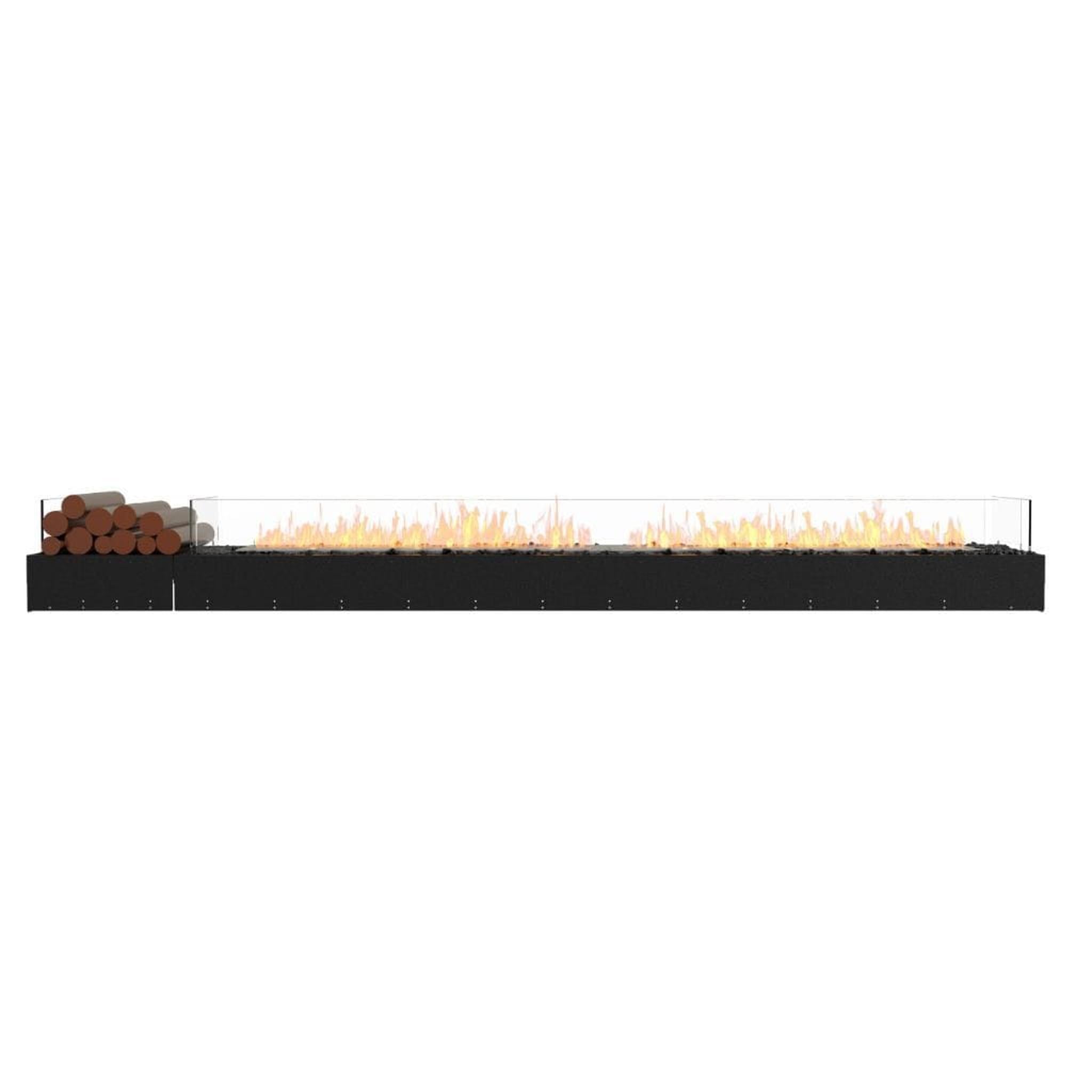 EcoSmart Fire 125" Flex 122BN Bench Ethanol Fireplace Insert with Decorative Box and Adjustable Flame by Mad Design Group