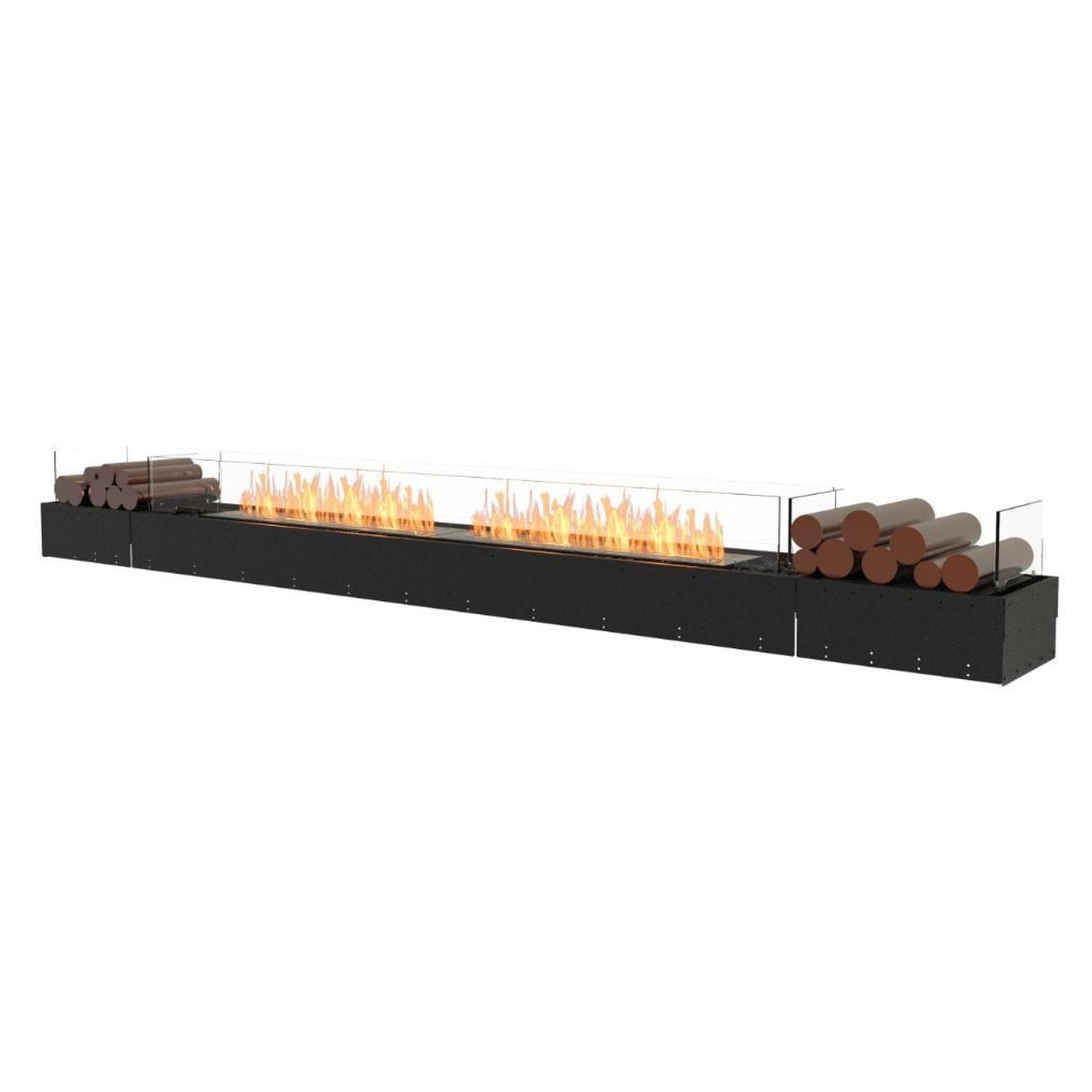 EcoSmart Fire 125" Flex 122BN Bench Ethanol Fireplace Insert with Decorative Box and Adjustable Flame by Mad Design Group