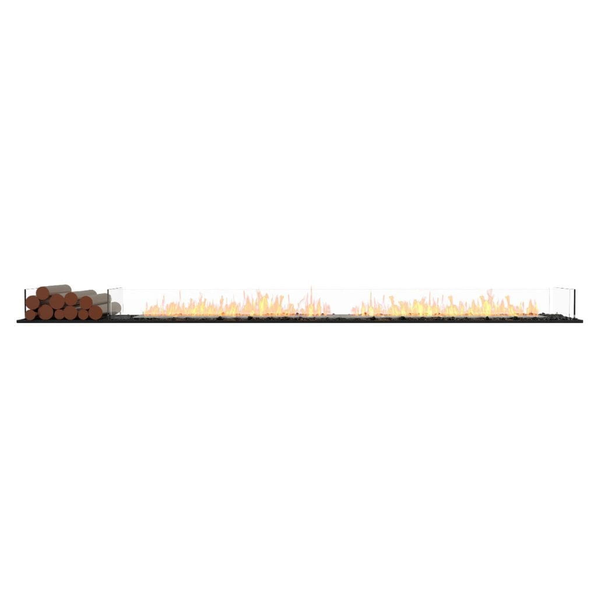 EcoSmart Fire 125" Flex 122BN Bench Ethanol Fireplace Insert with Decorative Box and Adjustable Flame by Mad Design Group