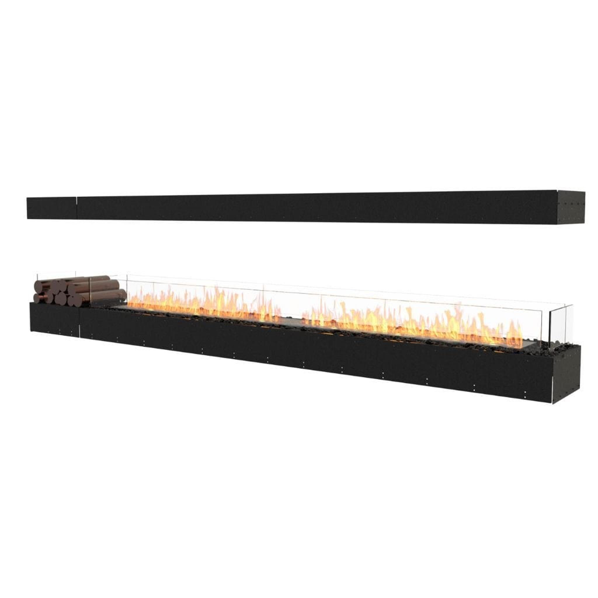 EcoSmart Fire 125" Flex 122IL Island Ethanol Fireplace Insert with Decorative Box and Adjustable Flame by Mad Design Group