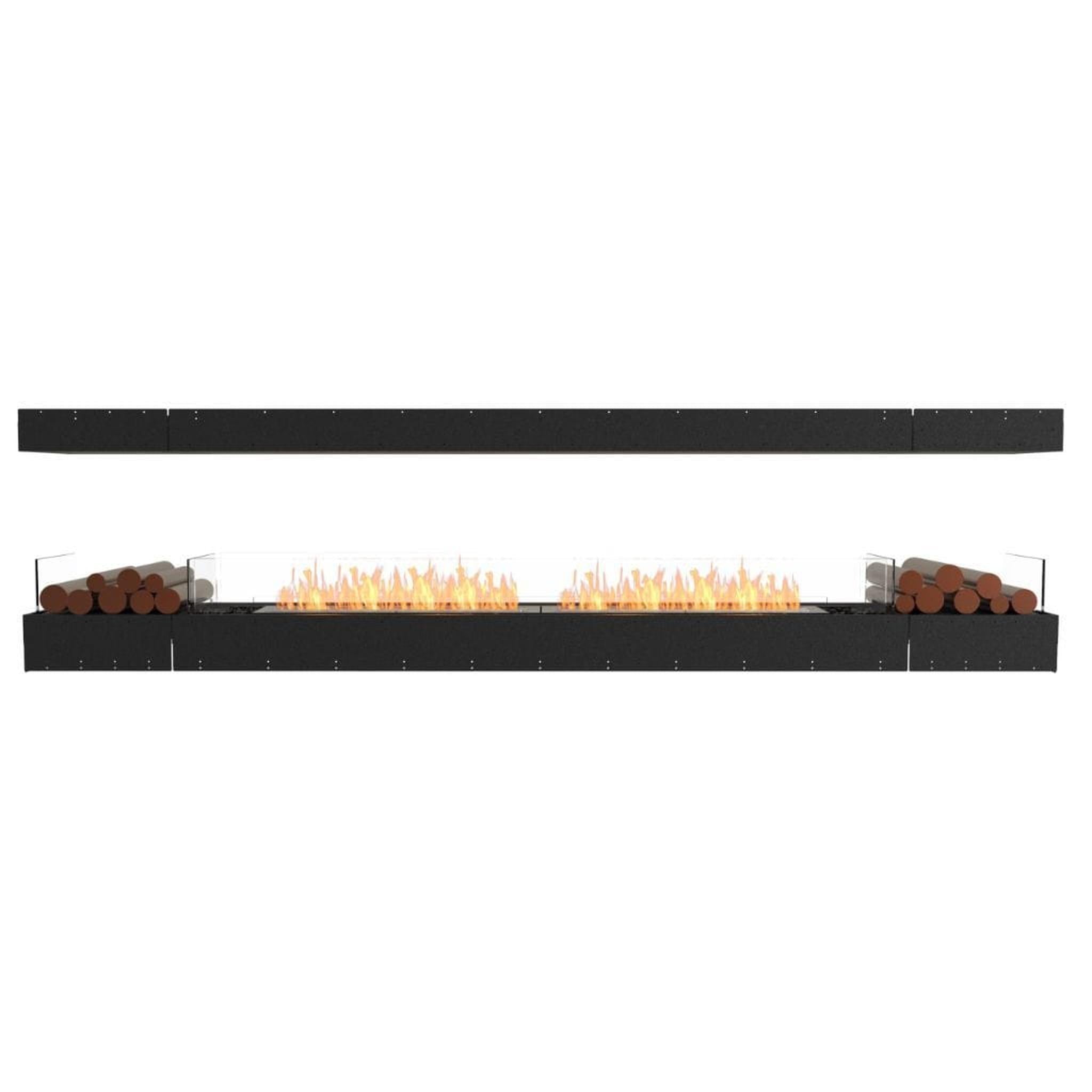 EcoSmart Fire 125" Flex 122IL Island Ethanol Fireplace Insert with Decorative Box and Adjustable Flame by Mad Design Group