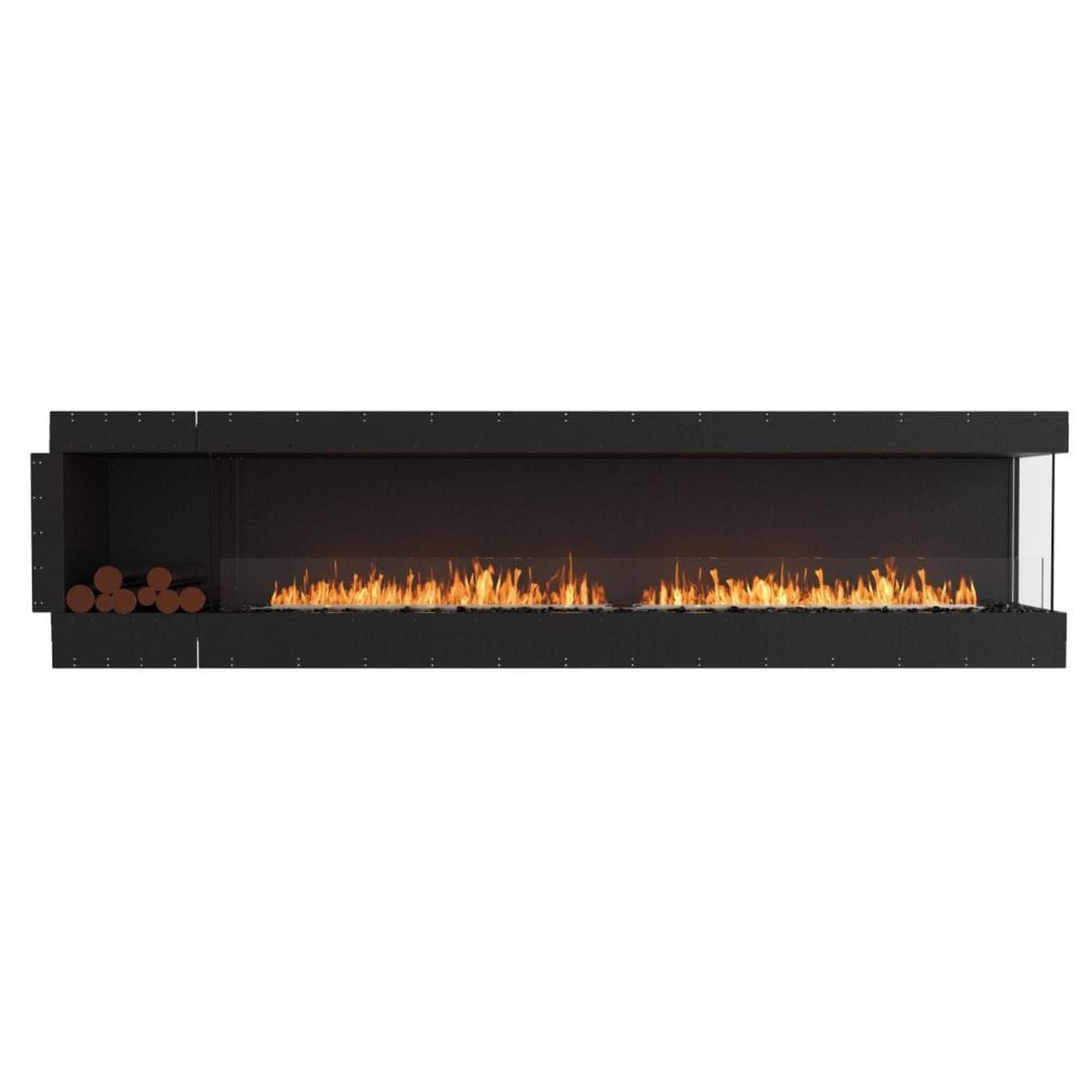 EcoSmart Fire Flex 122LC/122RC 128" Ethanol Fireplace Insert with Decorative Box and Adjustable Flame by Mad Design Group