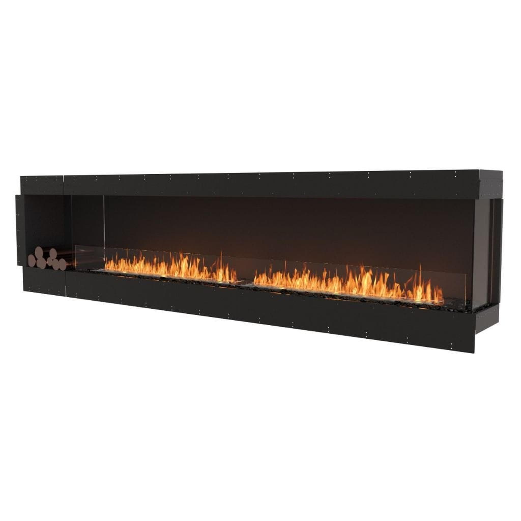 EcoSmart Fire Flex 122LC/122RC 128" Ethanol Fireplace Insert with Decorative Box and Adjustable Flame by Mad Design Group