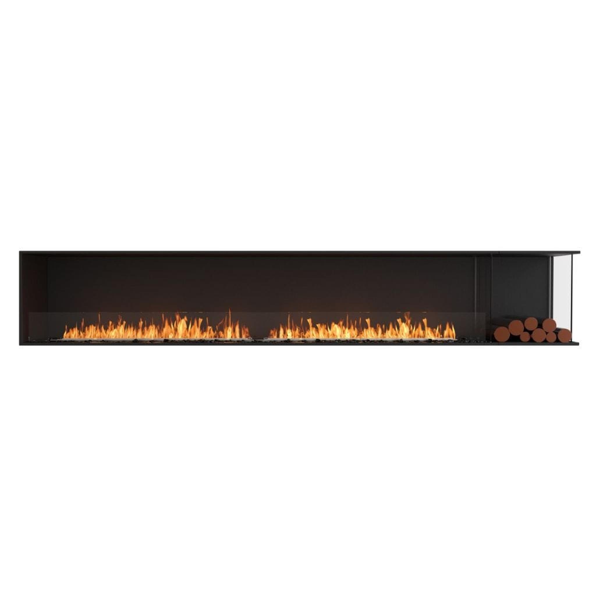 EcoSmart Fire Flex 122LC/122RC 128" Ethanol Fireplace Insert with Decorative Box and Adjustable Flame by Mad Design Group