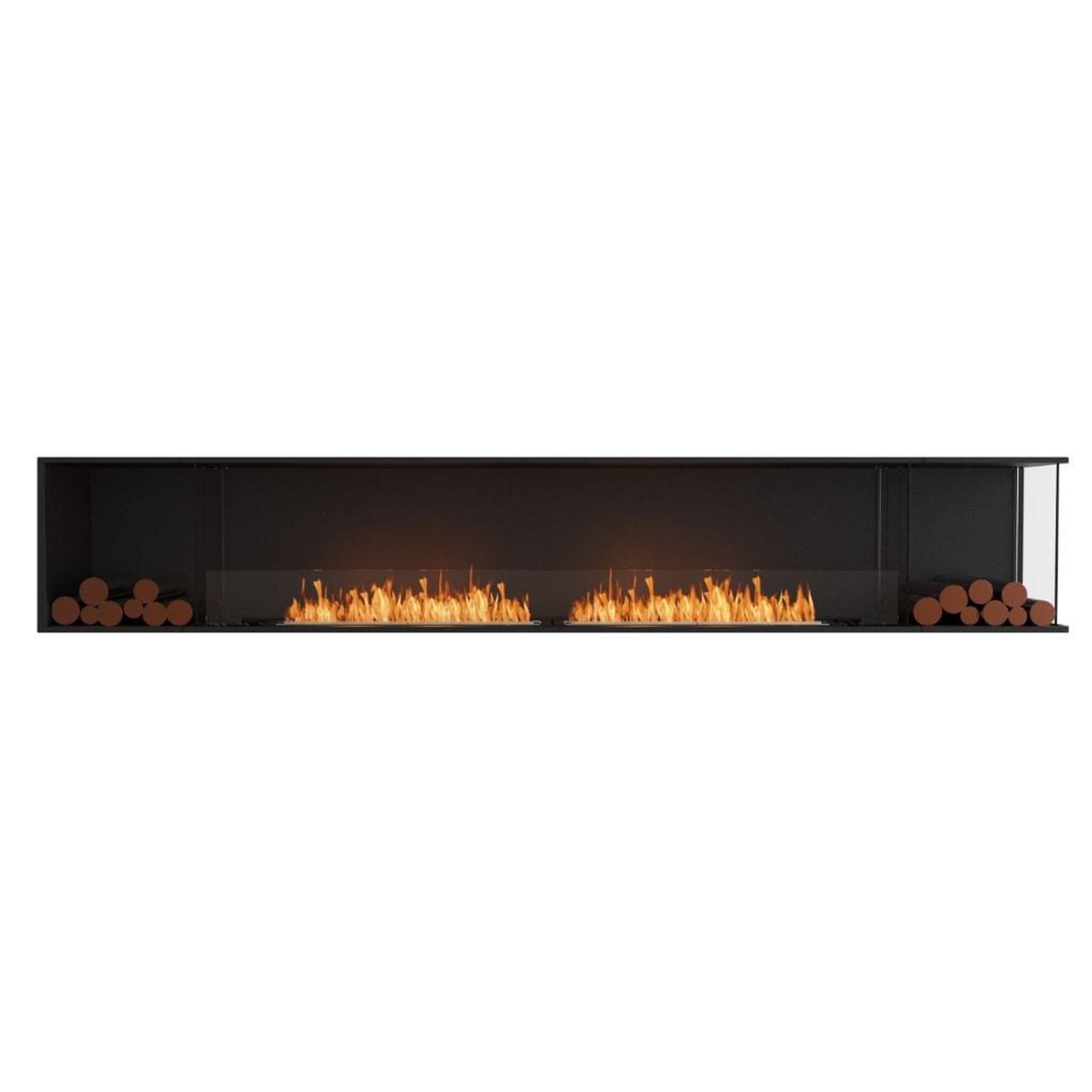 EcoSmart Fire Flex 122LC/122RC 128" Ethanol Fireplace Insert with Decorative Box and Adjustable Flame by Mad Design Group