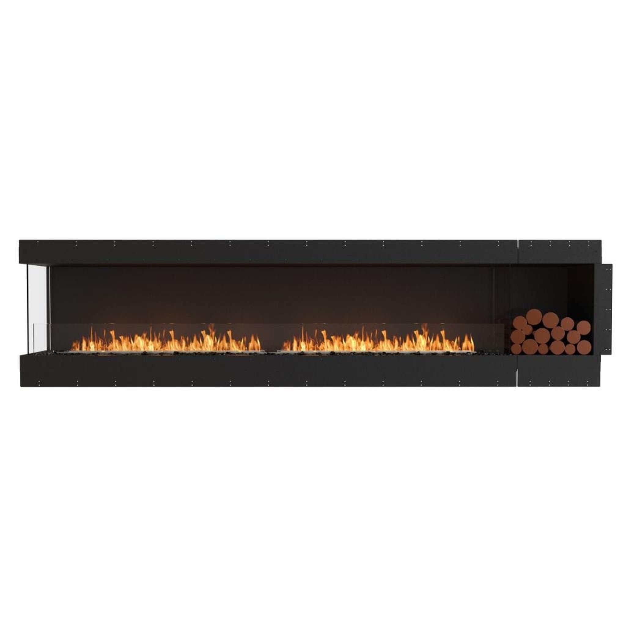EcoSmart Fire Flex 122LC/122RC 128" Ethanol Fireplace Insert with Decorative Box and Adjustable Flame by Mad Design Group