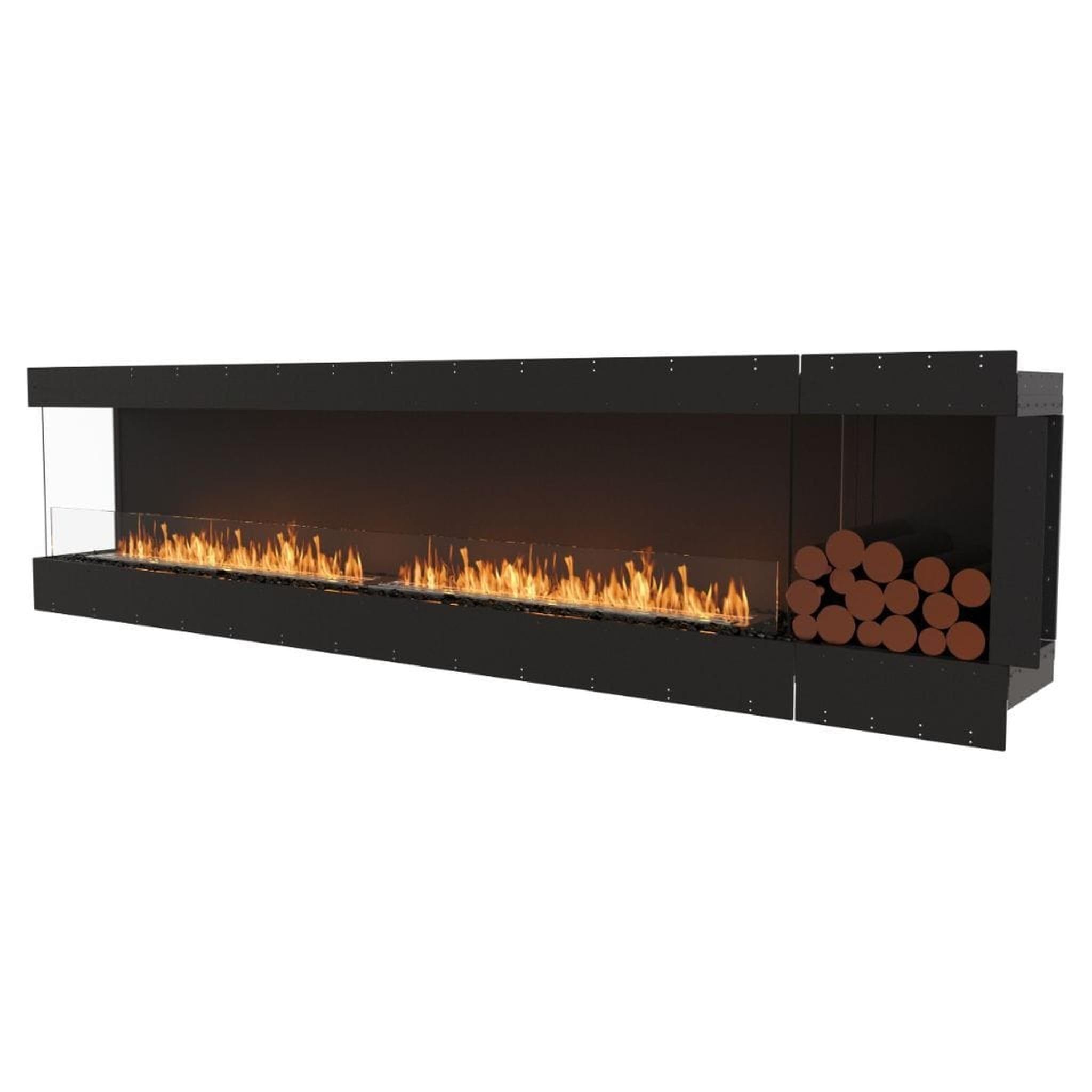 EcoSmart Fire Flex 122LC/122RC 128" Ethanol Fireplace Insert with Decorative Box and Adjustable Flame by Mad Design Group