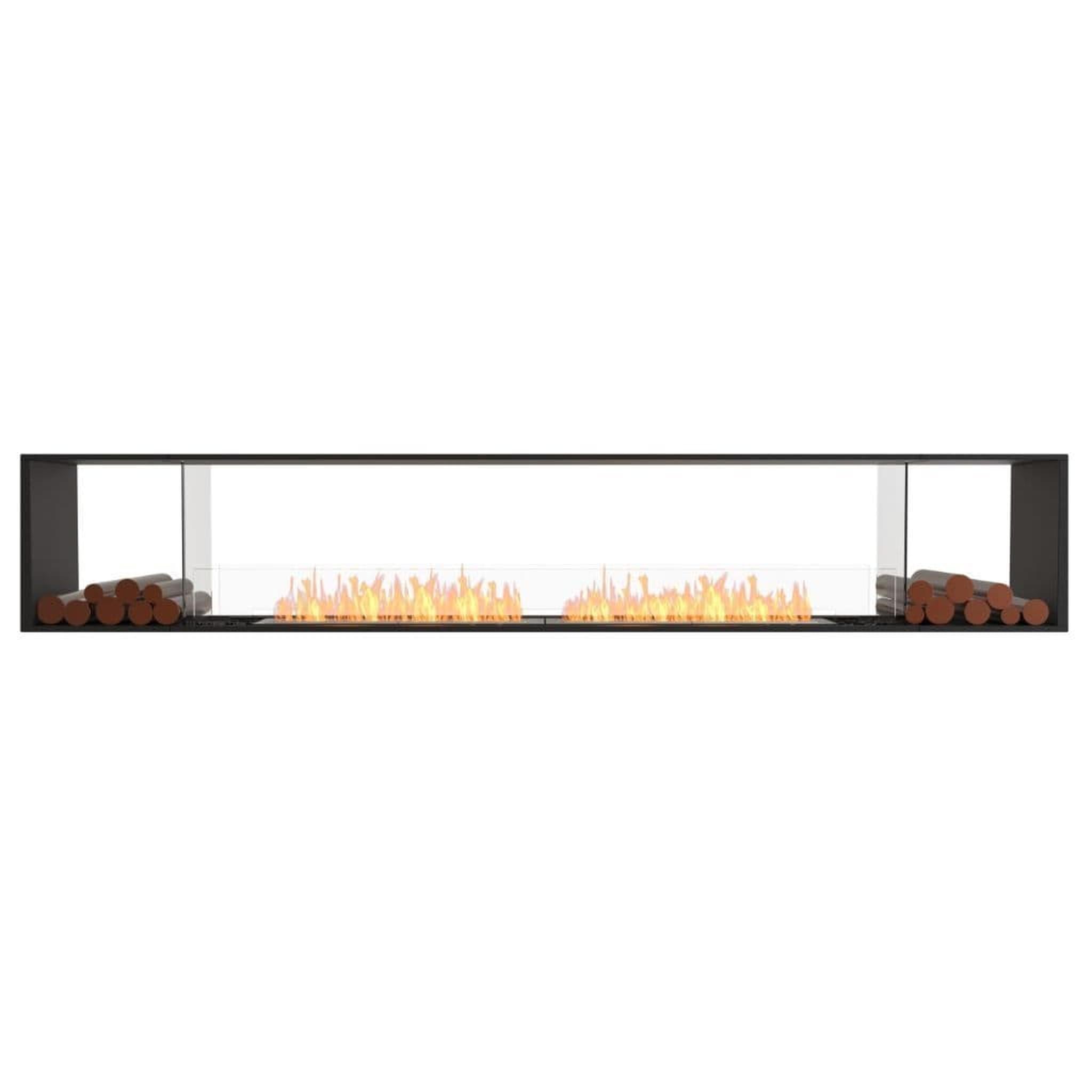 EcoSmart Fire 130" Flex 122DB Double Sided Ethanol Fireplace Insert with Decorative Box and Adjustable Flame by Mad Design Group