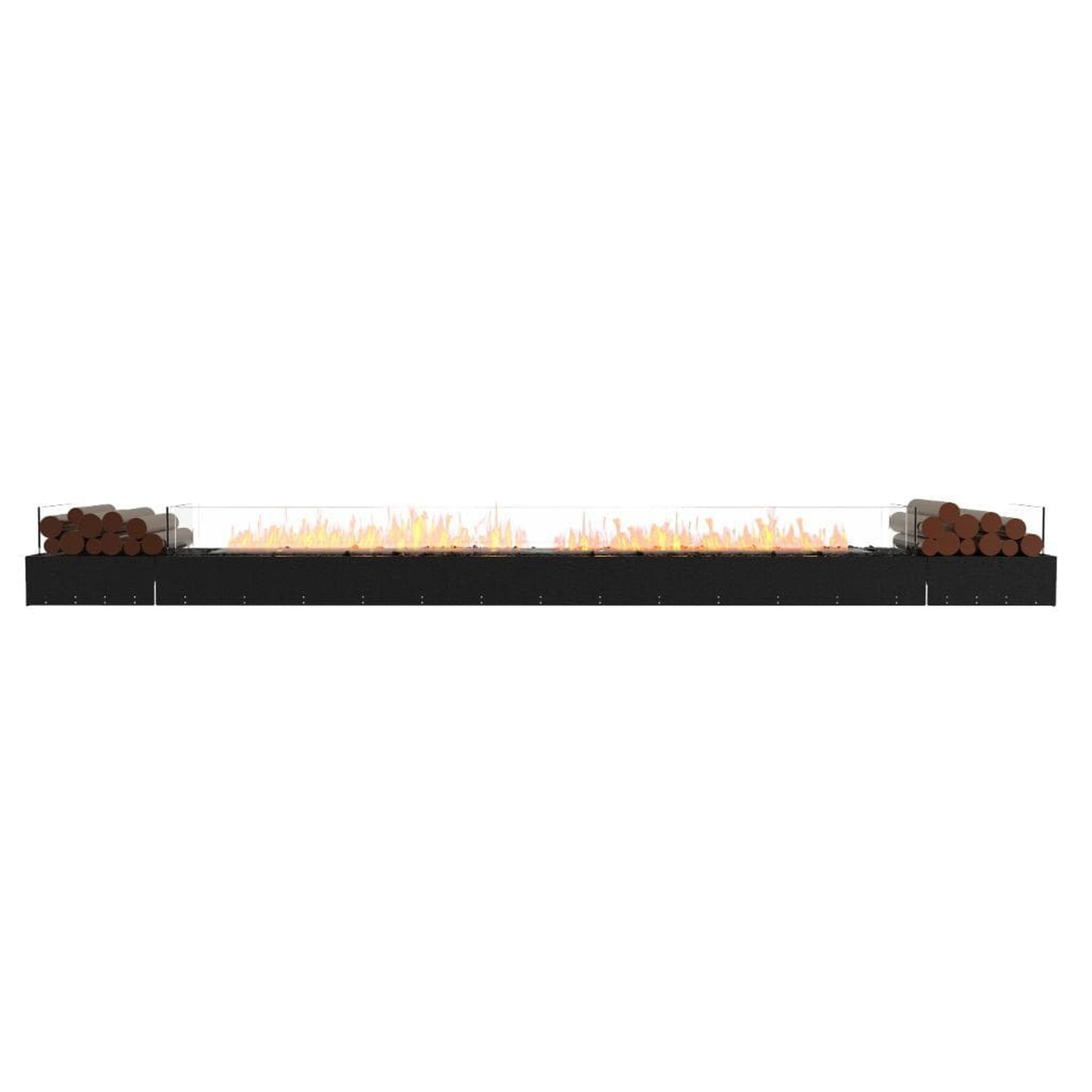 EcoSmart Fire 143" Flex 140BN Bench Ethanol Fireplace Insert with Decorative Box and Adjustable Flame by Mad Design Group