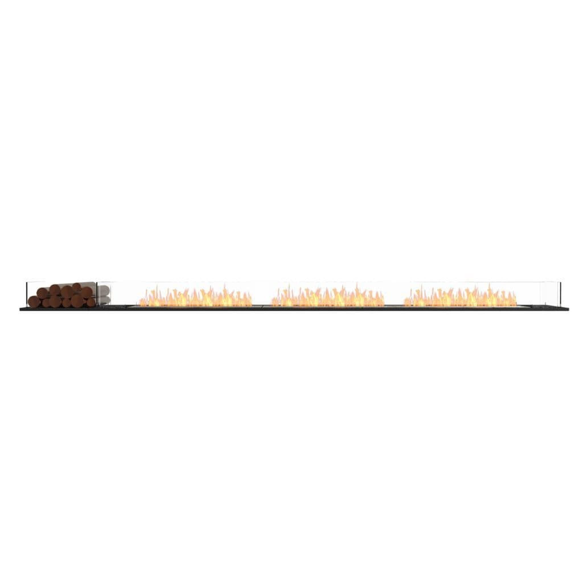 EcoSmart Fire 143" Flex 140BN Bench Ethanol Fireplace Insert with Decorative Box and Adjustable Flame by Mad Design Group