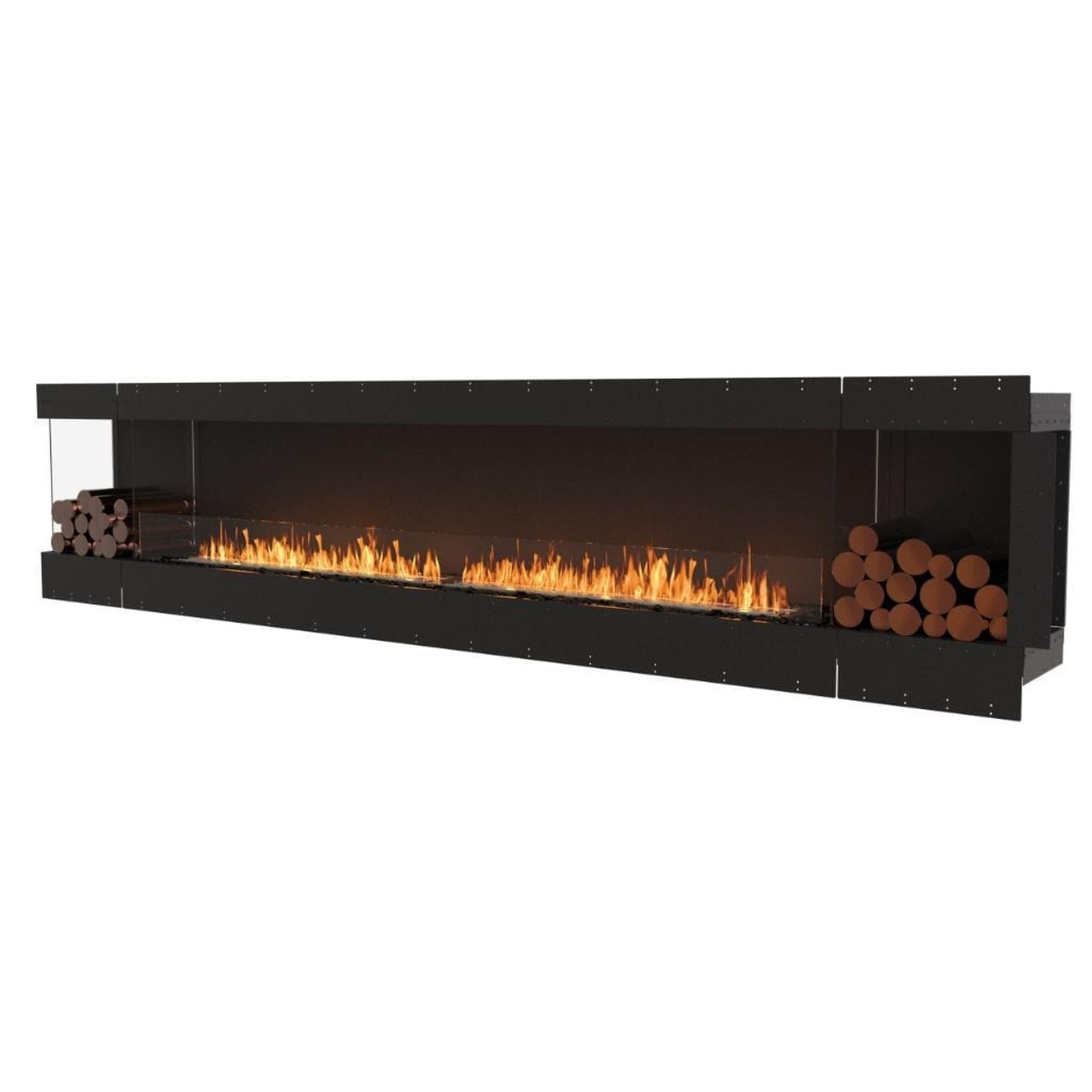 EcoSmart Fire Flex 140LC/140RC 146" Ethanol Fireplace Insert with Decorative Box and Adjustable Flame by Mad Design Group