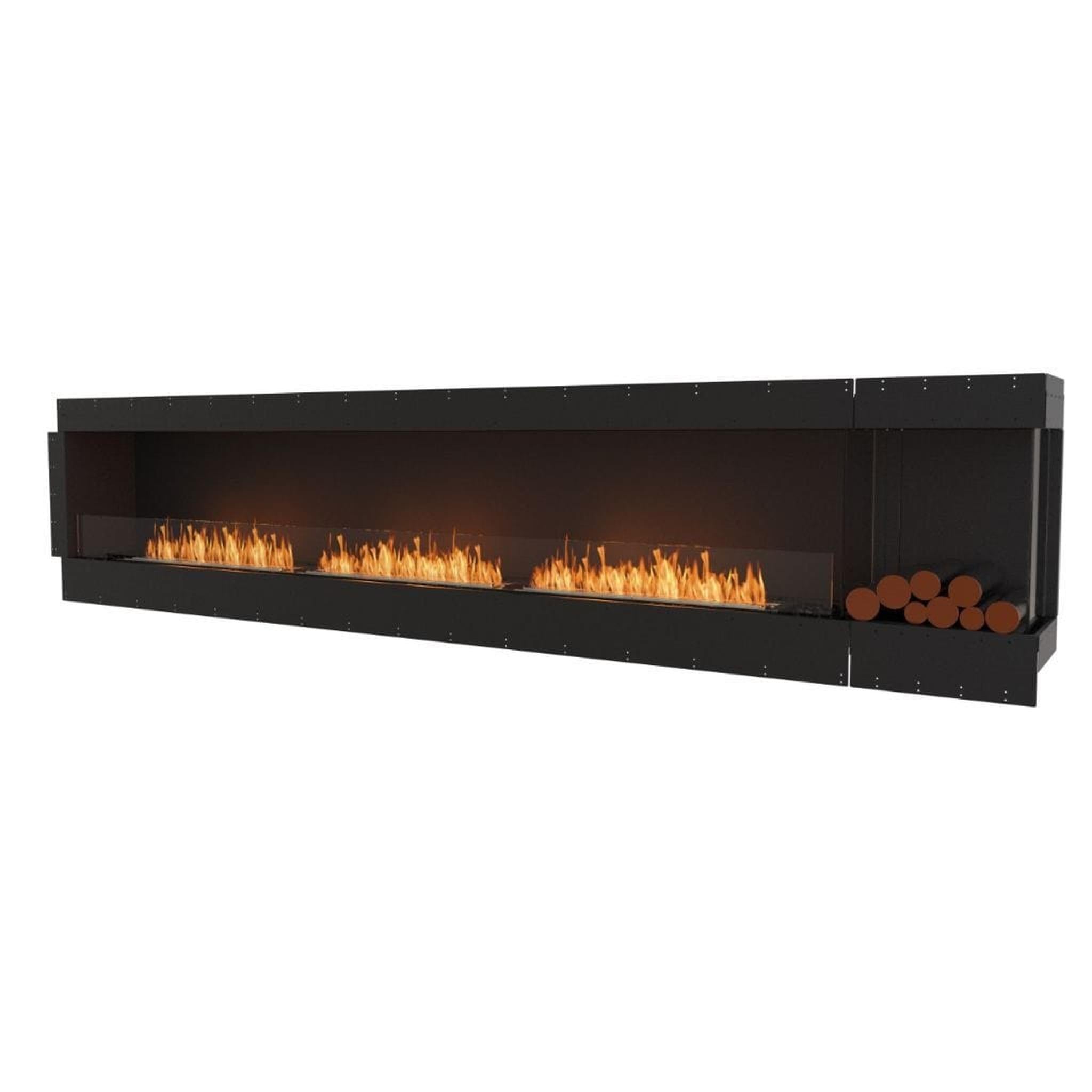 EcoSmart Fire Flex 140LC/140RC 146" Ethanol Fireplace Insert with Decorative Box and Adjustable Flame by Mad Design Group
