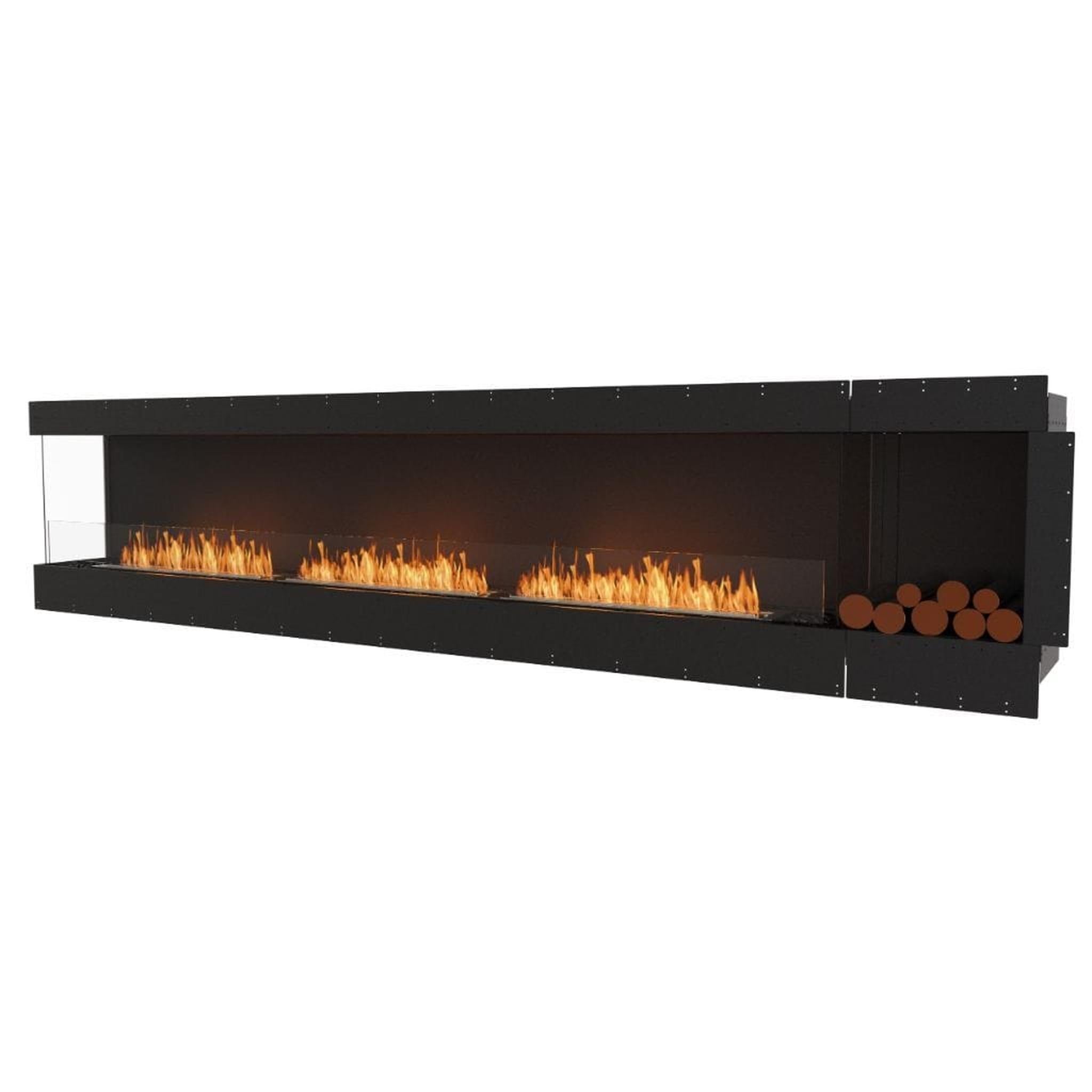 EcoSmart Fire Flex 140LC/140RC 146" Ethanol Fireplace Insert with Decorative Box and Adjustable Flame by Mad Design Group
