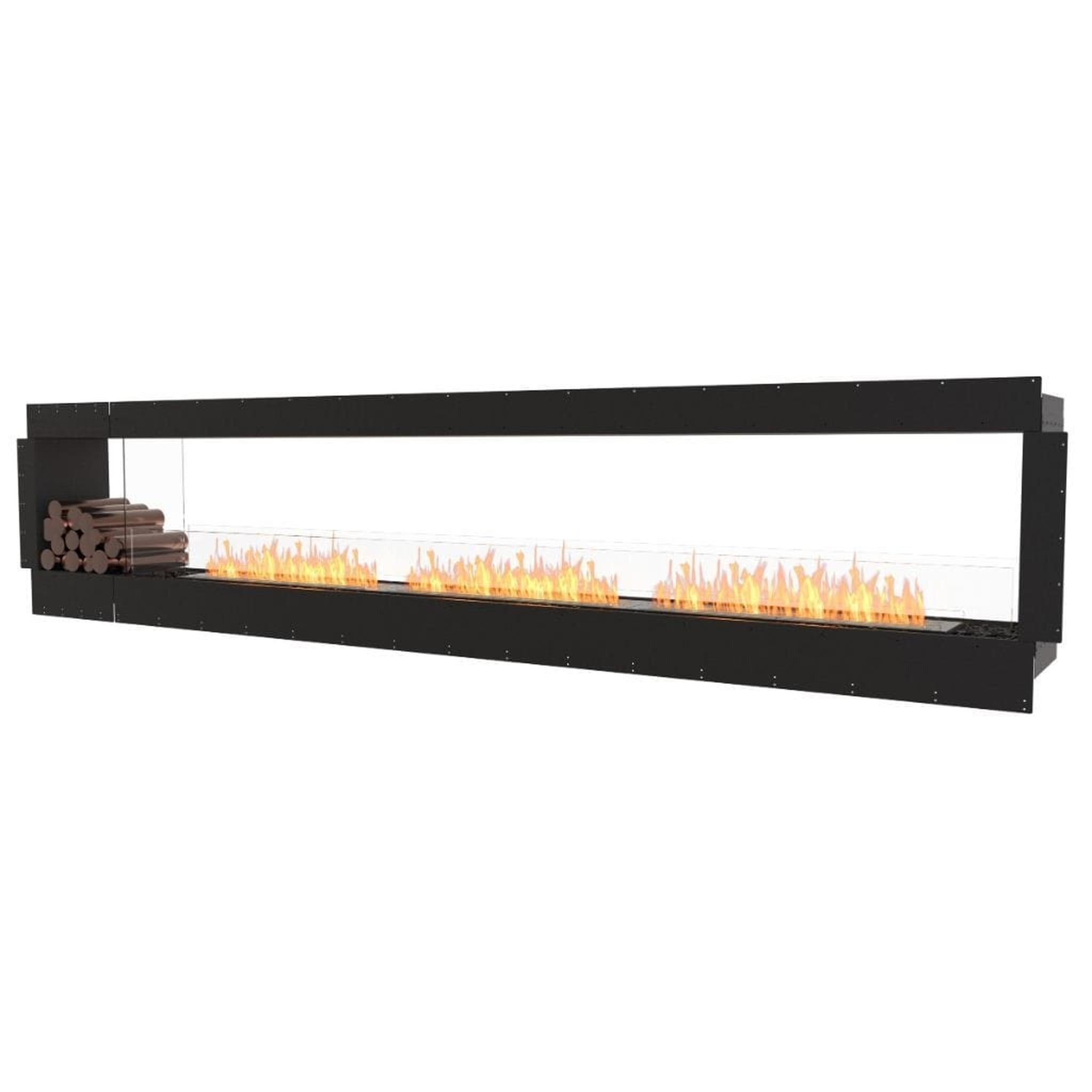 EcoSmart Fire 148" Flex 140DB Double Sided Ethanol Fireplace Insert with Decorative Box and Safe Filling by Mad Design Group