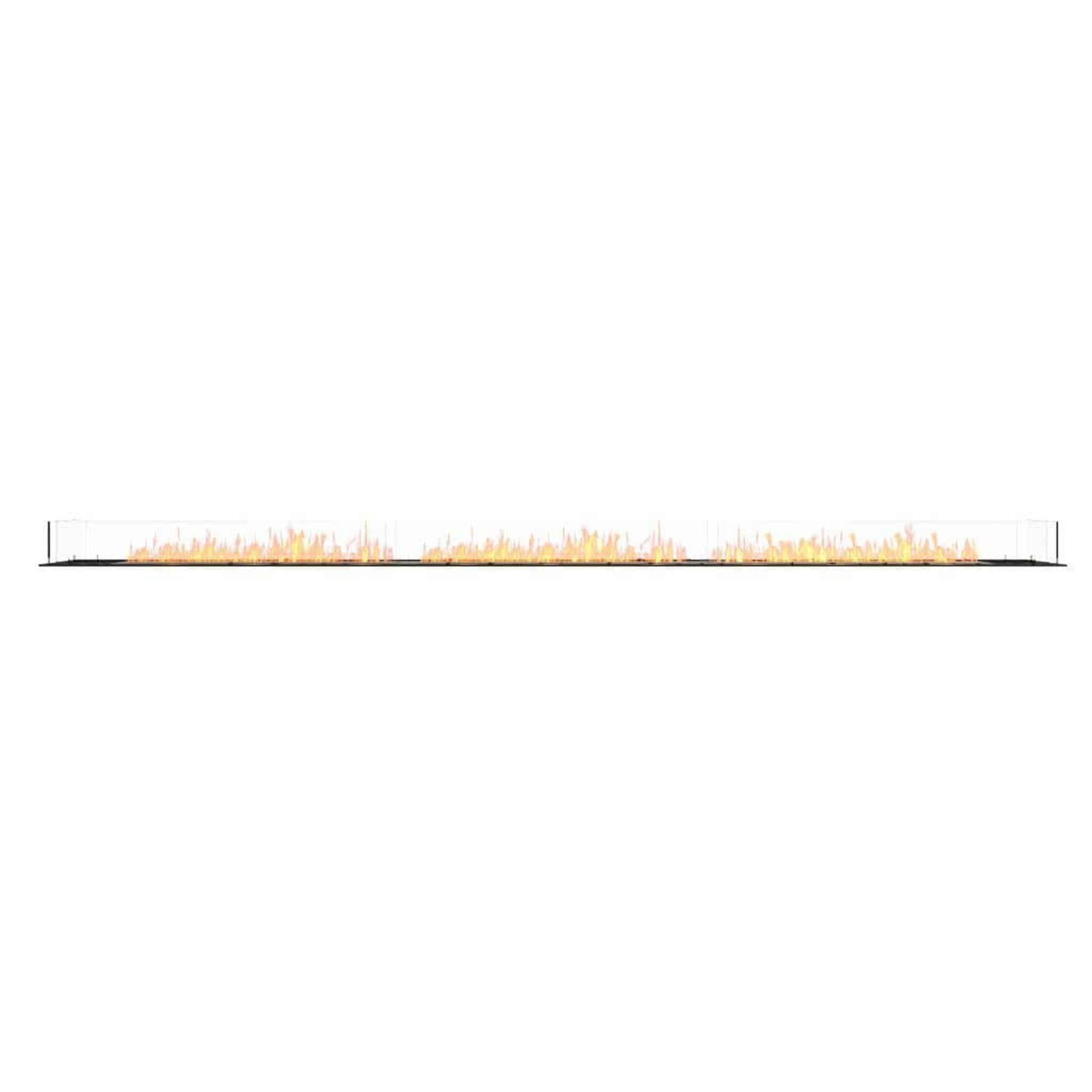 EcoSmart Fire 161" Flex 158BN Bench Ethanol Fireplace Insert with Adjustable Flame by Mad Design Group