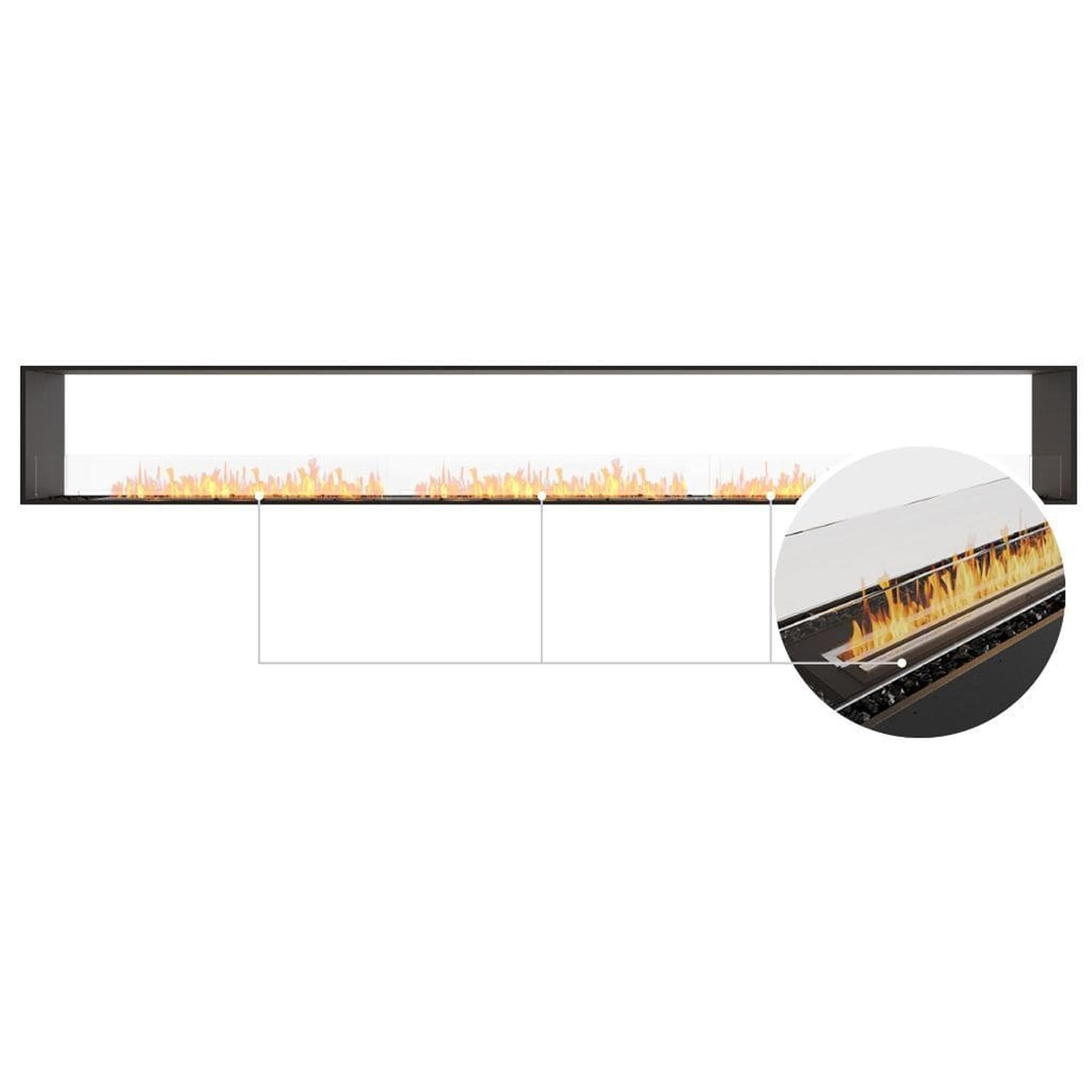 EcoSmart Fire 167" Flex 158DB Double Sided Ethanol Fireplace Insert with Adjustable Flame by Mad Design Group