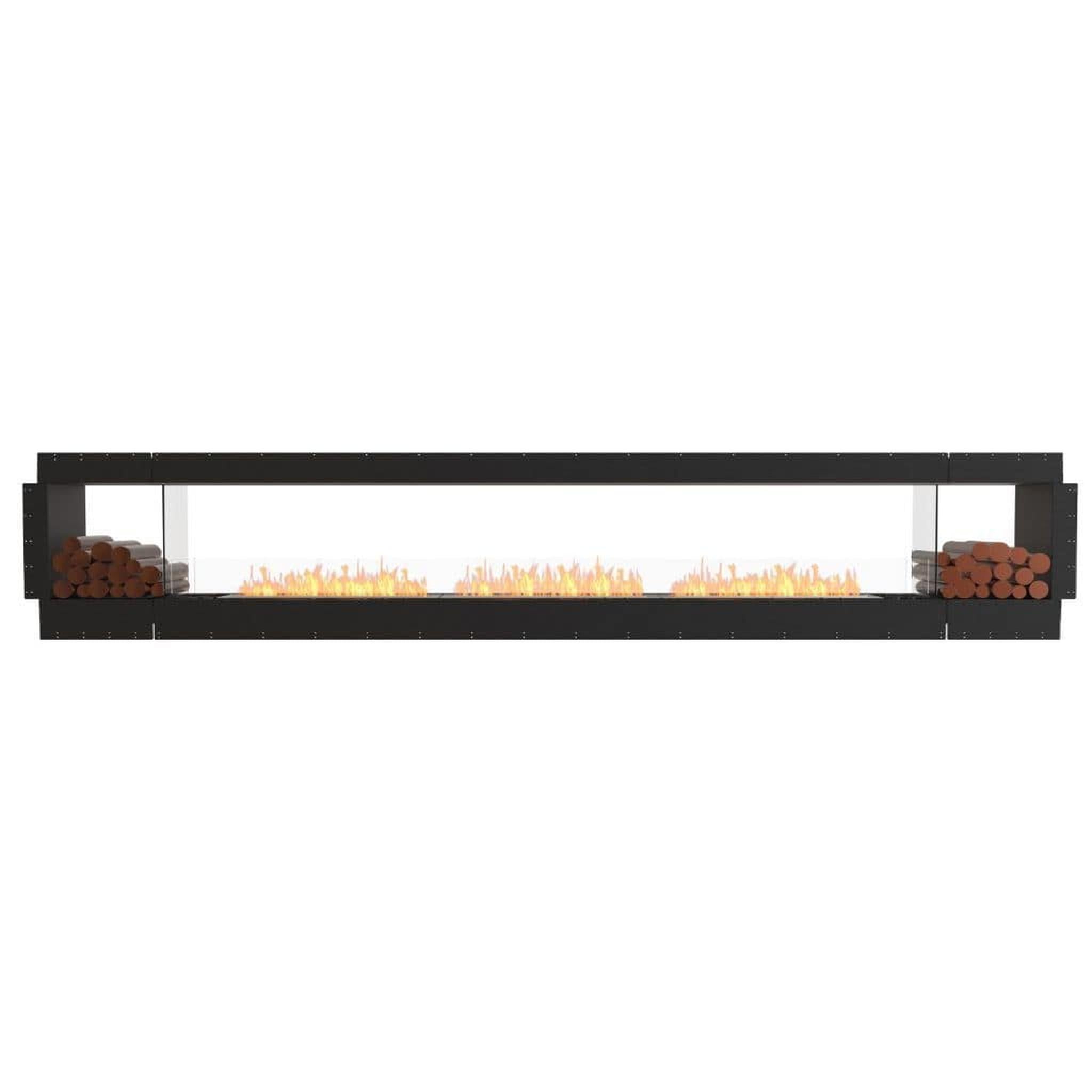 EcoSmart Fire 167" Flex 158DB Double Sided Ethanol Fireplace Insert with Decorative Box and Adjustable Flame by Mad Design Group