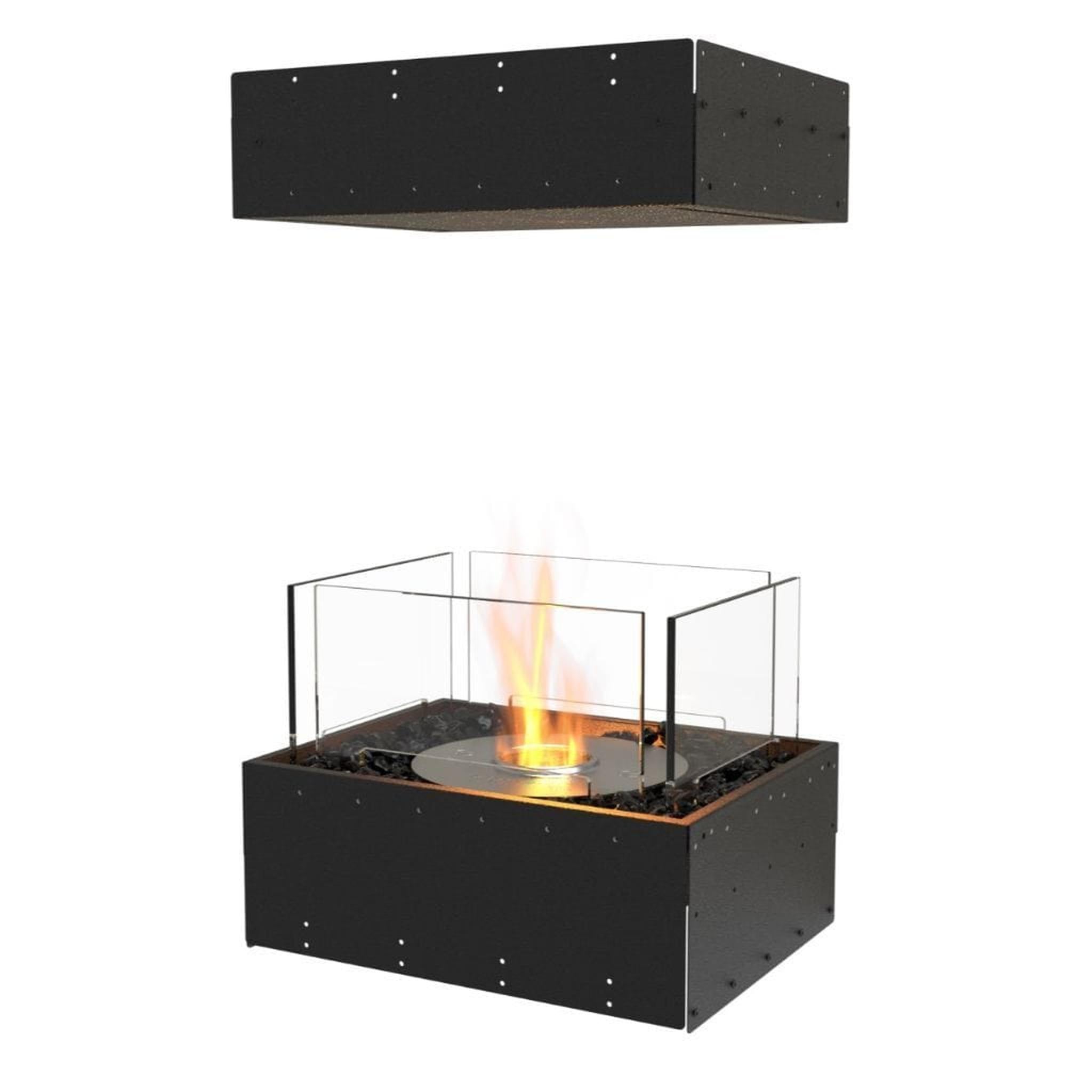 EcoSmart Fire 18" Flex 18IL Island Ethanol Fireplace Insert with Adjustable Flame by Mad Design Group