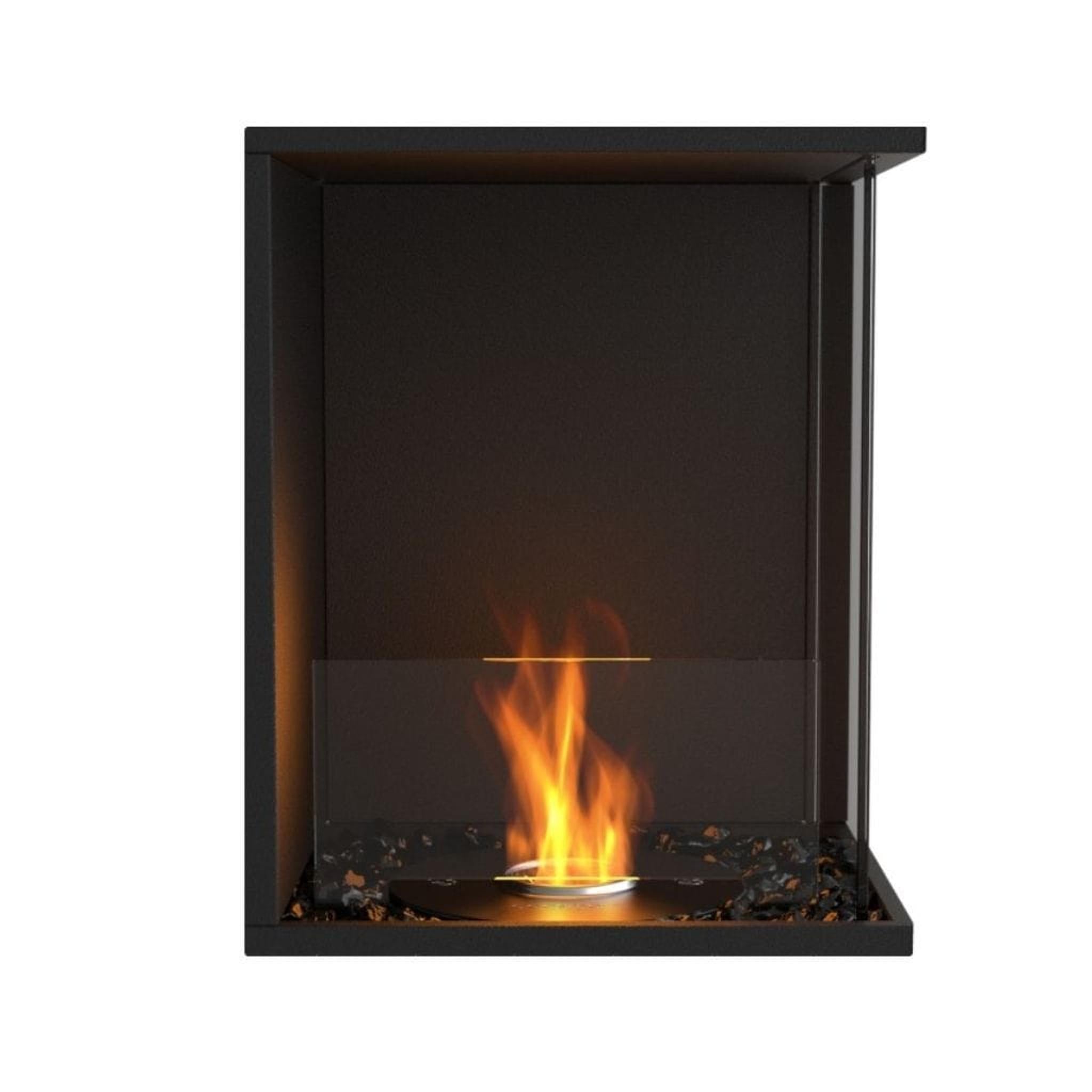EcoSmart Fire Flex 18LC/18RC 20" Left or Right Corner Ethanol Fireplace Insert with Adjustable Flame by Mad Design Group