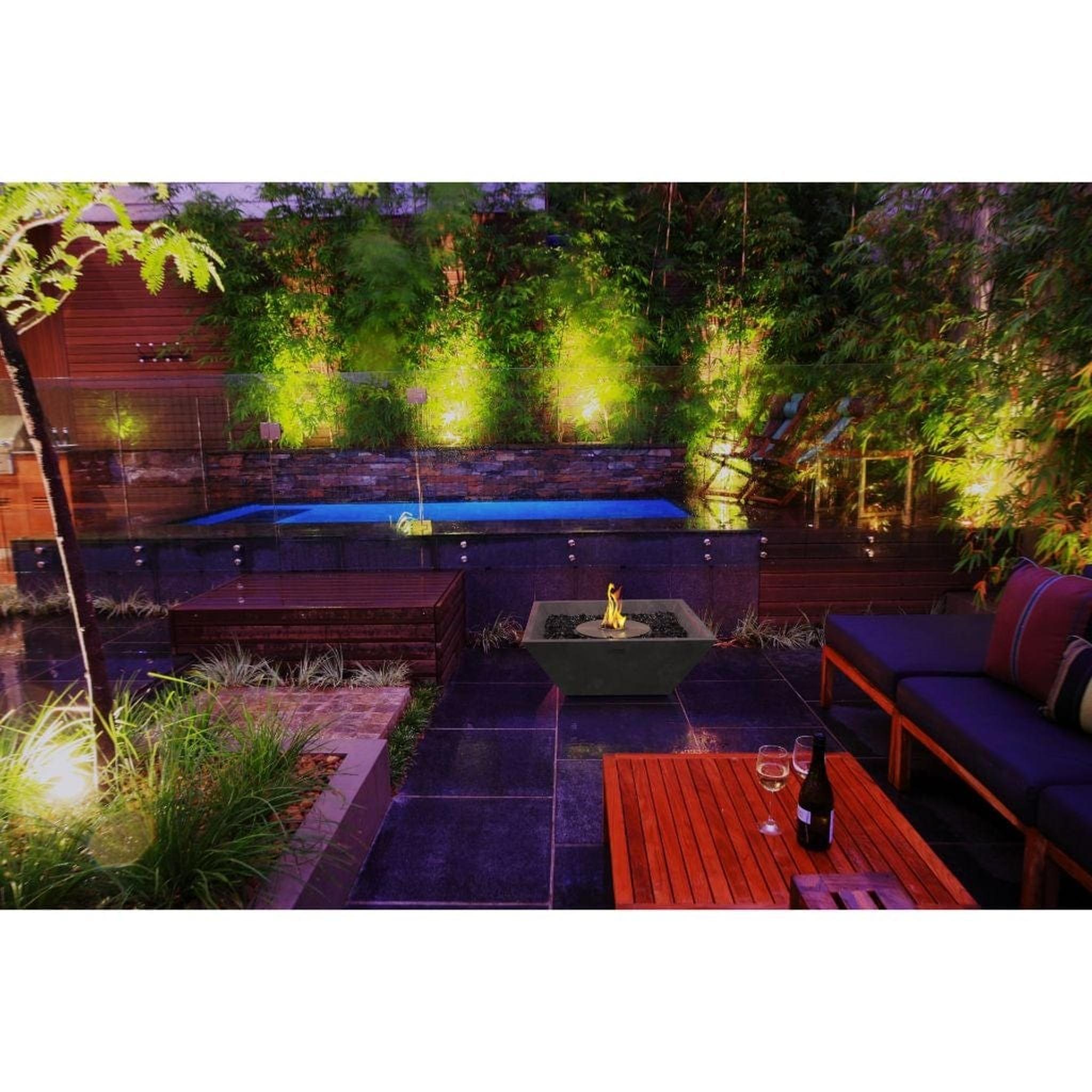 EcoSmart Fire 24" Nova 600 Square Ethanol Fire Pit Bowl by Mad Design Group