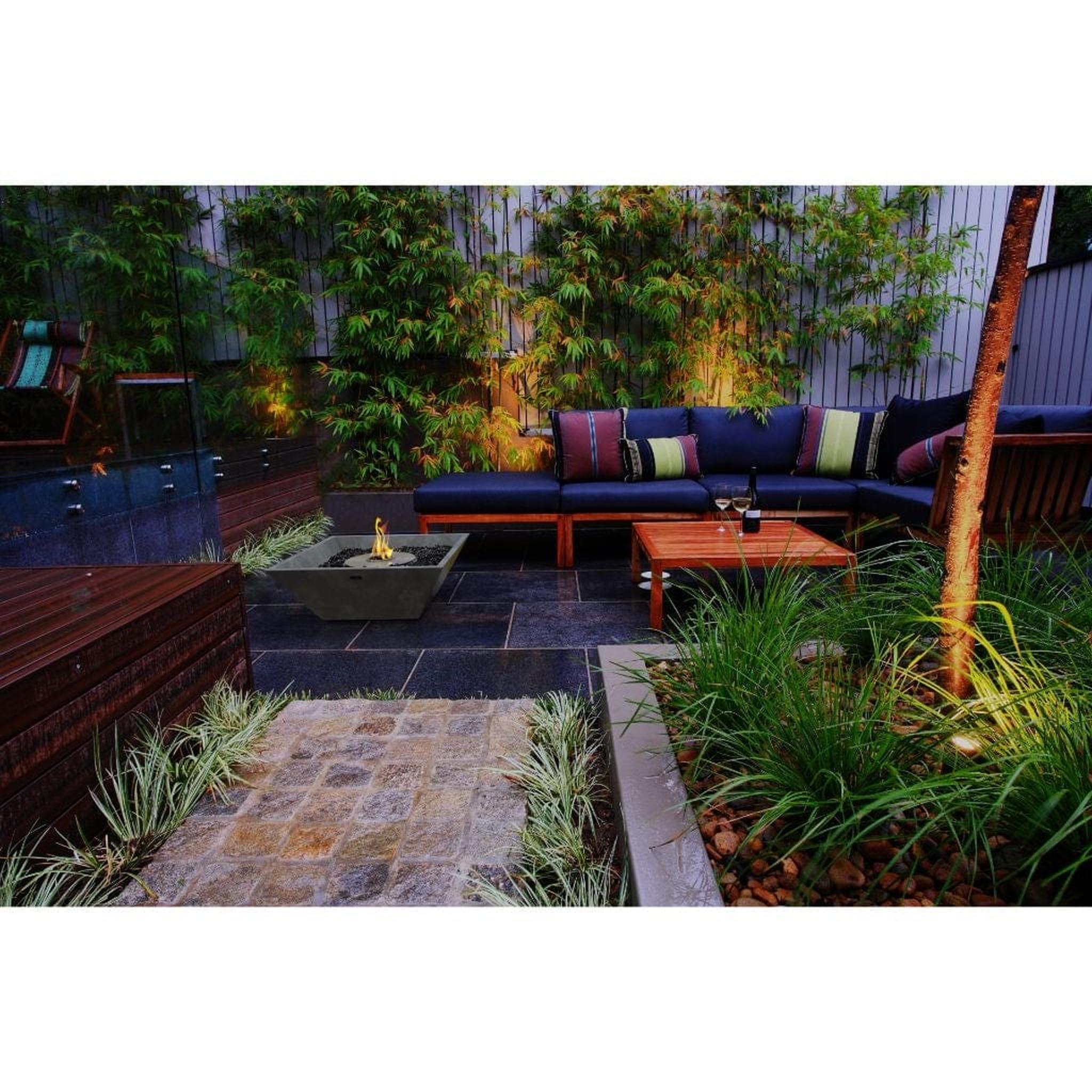 EcoSmart Fire 24" Nova 600 Square Ethanol Fire Pit Bowl by Mad Design Group