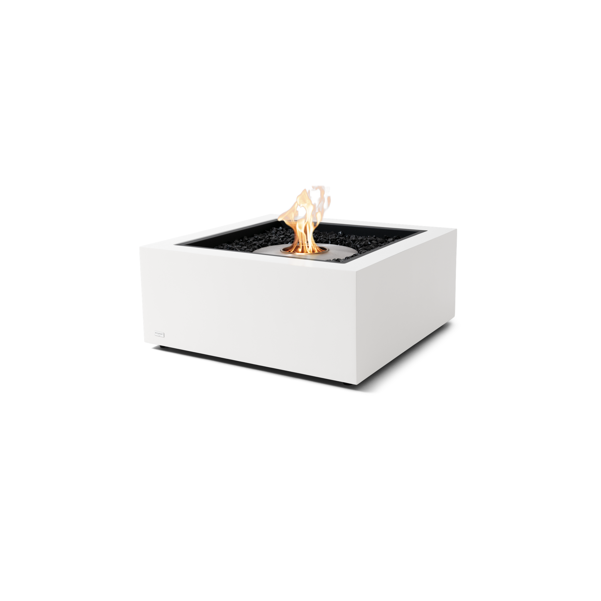 EcoSmart Fire 30" Base 30 Indoor/Outdoor Fire Pit Table with Ethanol Burner – Handcrafted Concrete Design by Mad Design Group