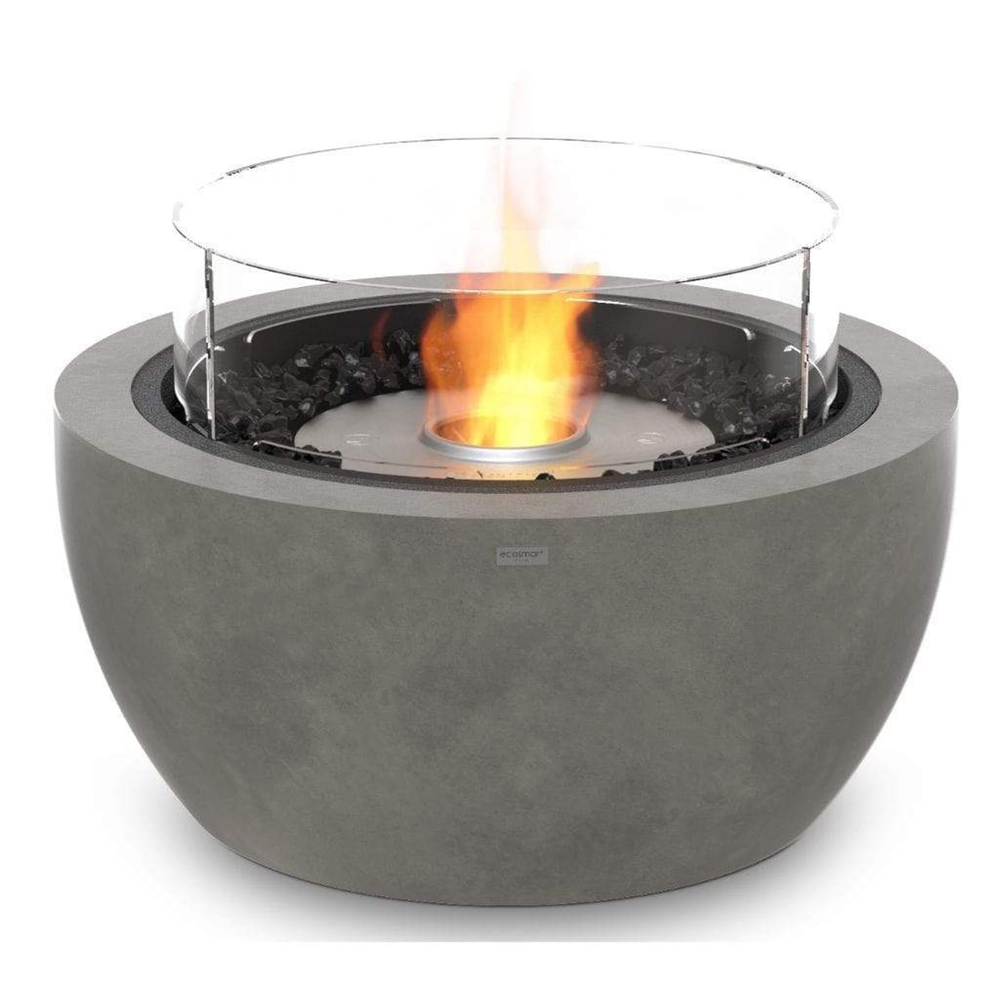 EcoSmart Fire POD 30" Ethanol Fire Pit Bowl with Adjustable Feet by Mad Design Group