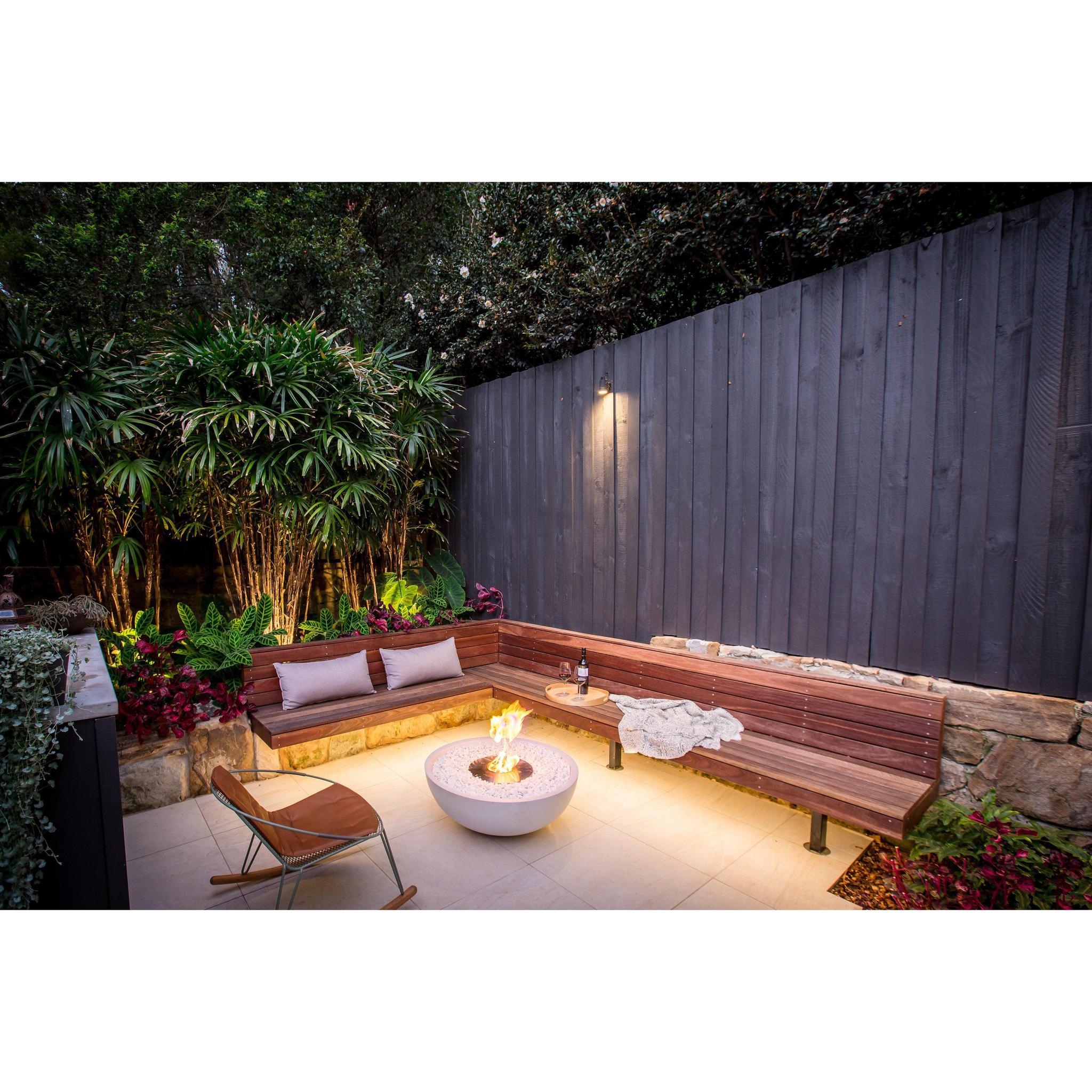 EcoSmart Fire Mix 850 33" Round Ethanol Fire Pit Bowl – Indoor/Outdoor by Mad Design Group