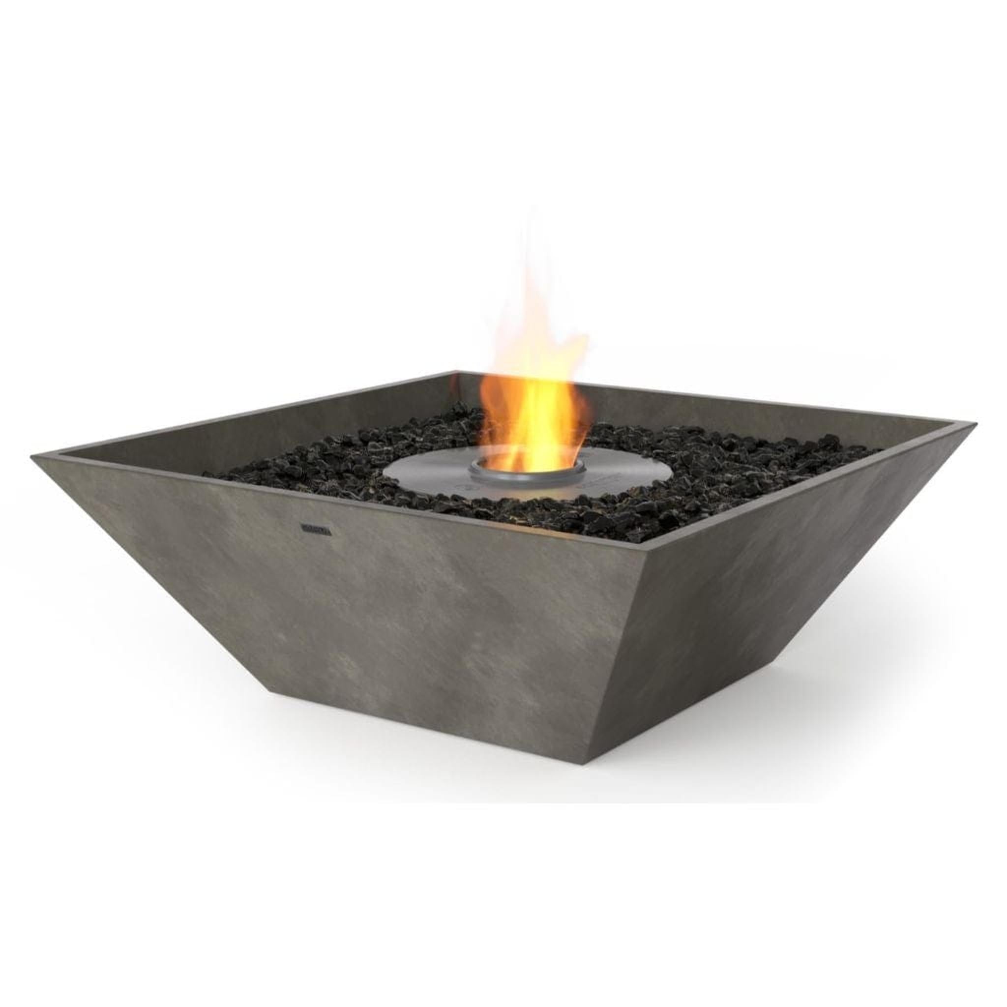 EcoSmart Fire 33" Square Nova 850 Ethanol Fire Pit Bowl with Stainless Steel Burner by Mad Design Group
