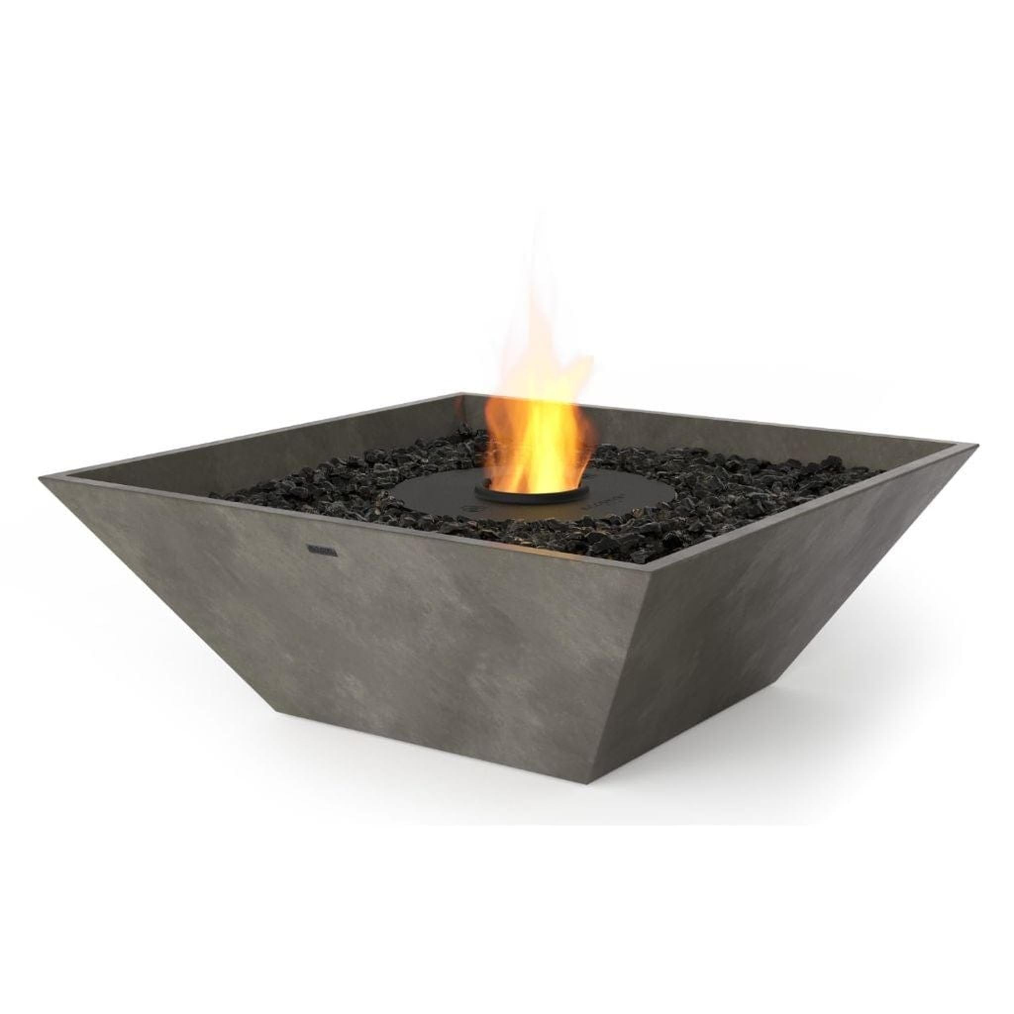 EcoSmart Fire 33" Square Nova 850 Ethanol Fire Pit Bowl with Stainless Steel Burner by Mad Design Group