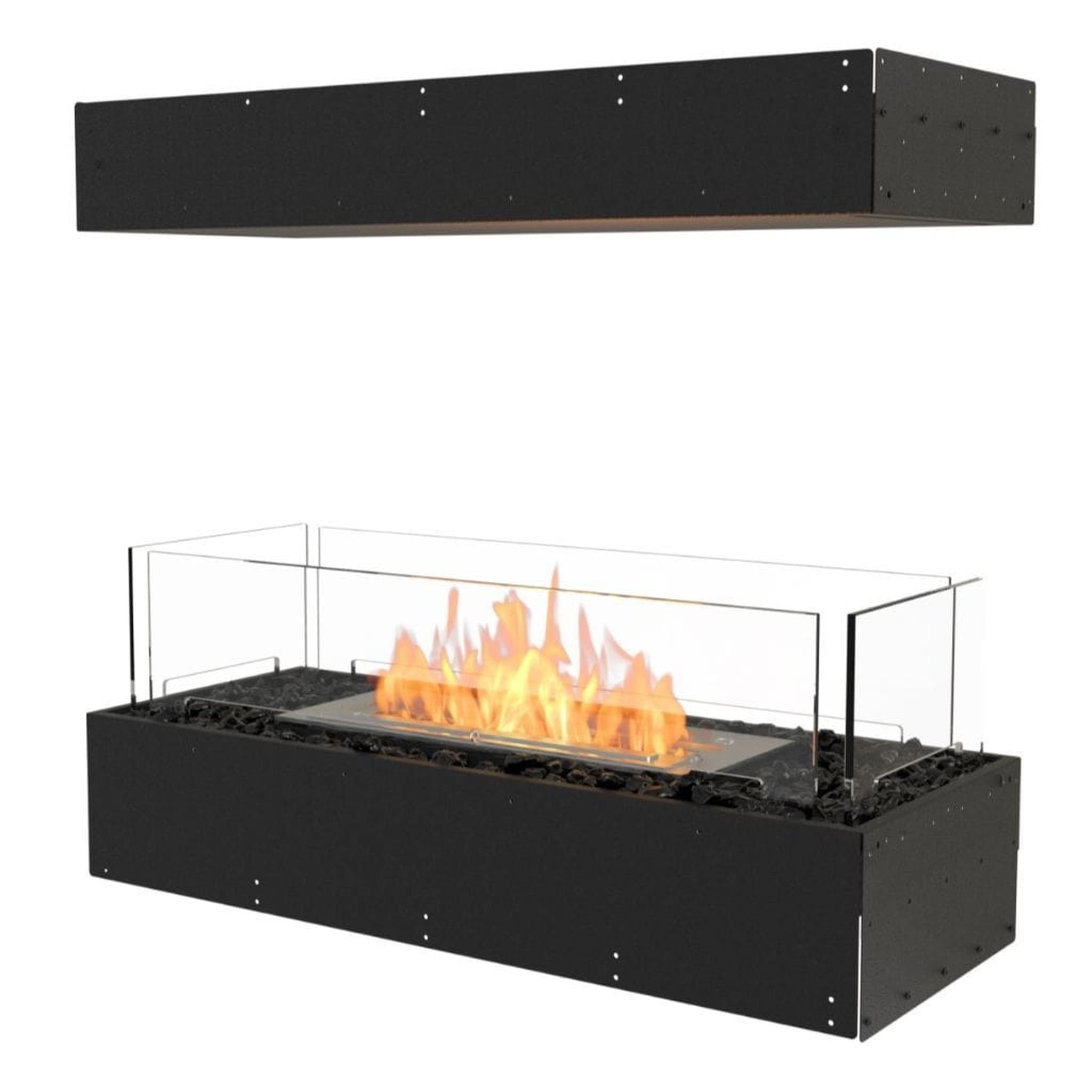 EcoSmart Fire 35" Flex 32IL Island Ethanol Fireplace Insert with Adjustable Flame by Mad Design Group