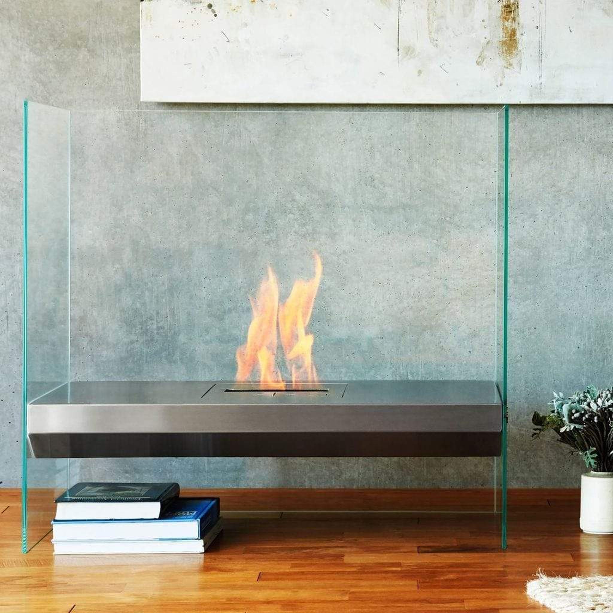EcoSmart Fire Igloo 38" Freestanding See-Through Designer Fireplace by Mad Design Group