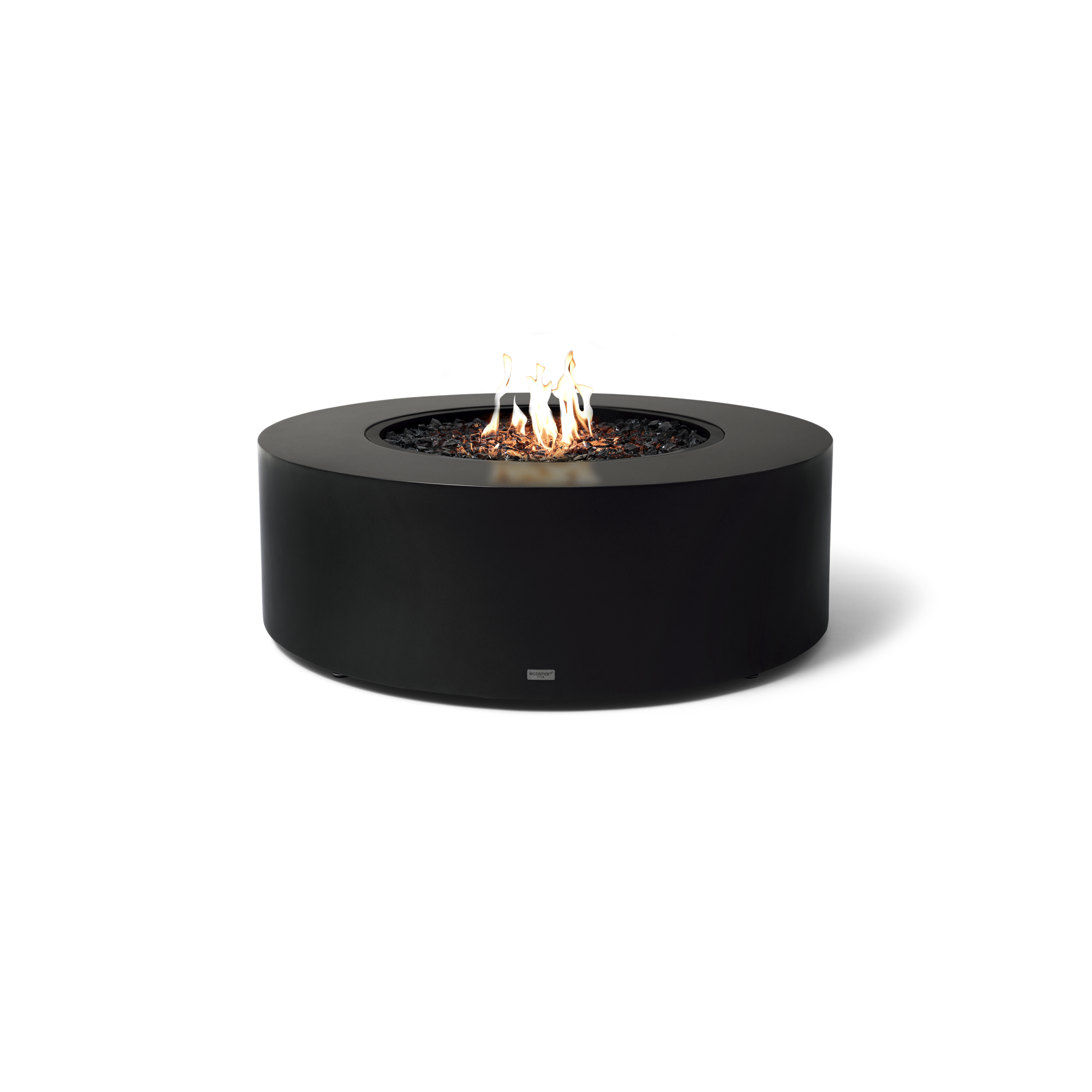 EcoSmart Fire 39" Ark 40 Outdoor Fire Pit Table with Gas LP/NG Burner – Stylish High-Heat Stainless Steel Base by Mad Design Group