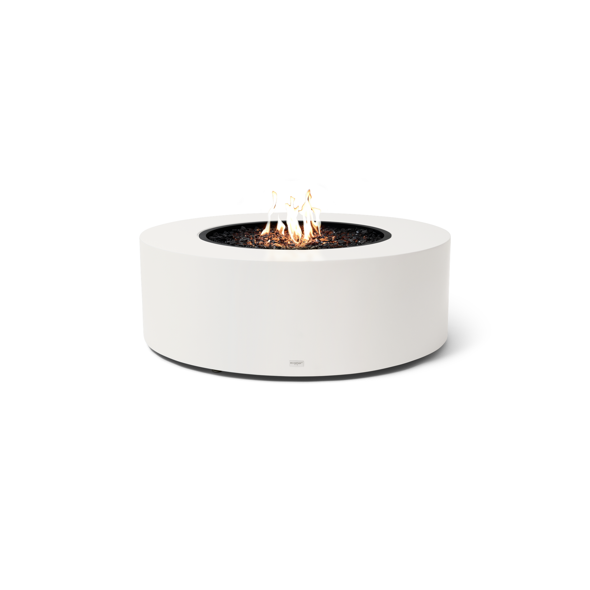 EcoSmart Fire 39" Ark 40 Outdoor Fire Pit Table with Gas LP/NG Burner – Stylish High-Heat Stainless Steel Base by Mad Design Group