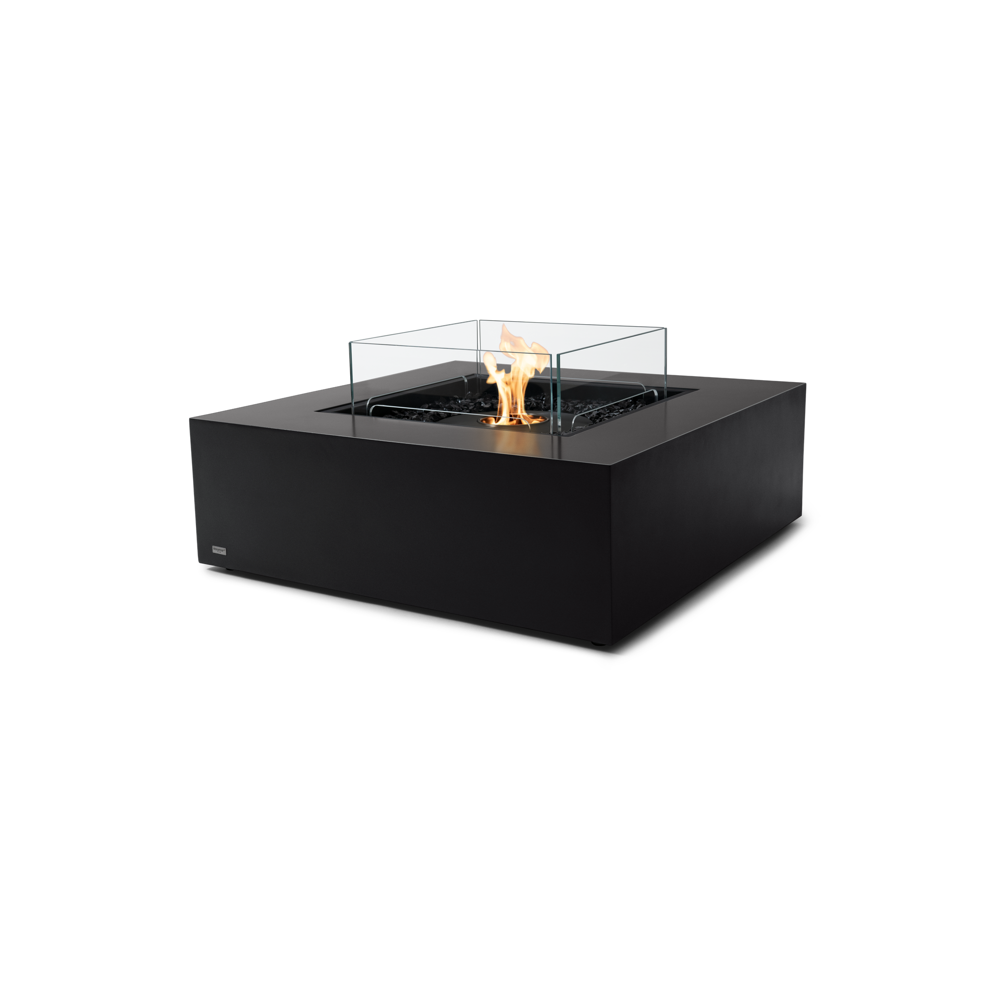 EcoSmart Fire 39" Base 40 Indoor/Outdoor Fire Pit Table with Ethanol Burner – Handcrafted Concrete Design by Mad Design Group