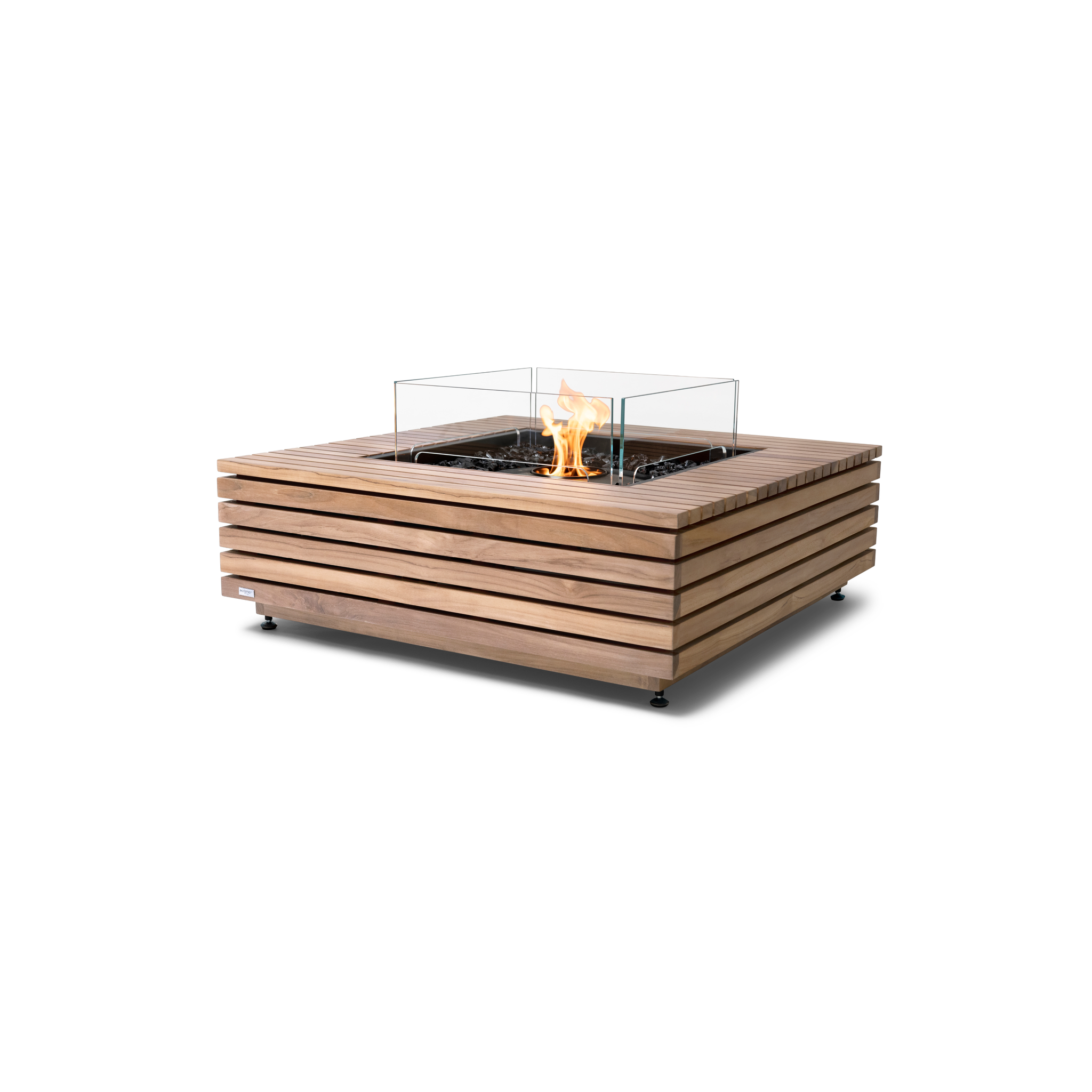 EcoSmart Fire 39" Base 40 Indoor/Outdoor Fire Pit Table with Ethanol Burner – Handcrafted Concrete Design by Mad Design Group
