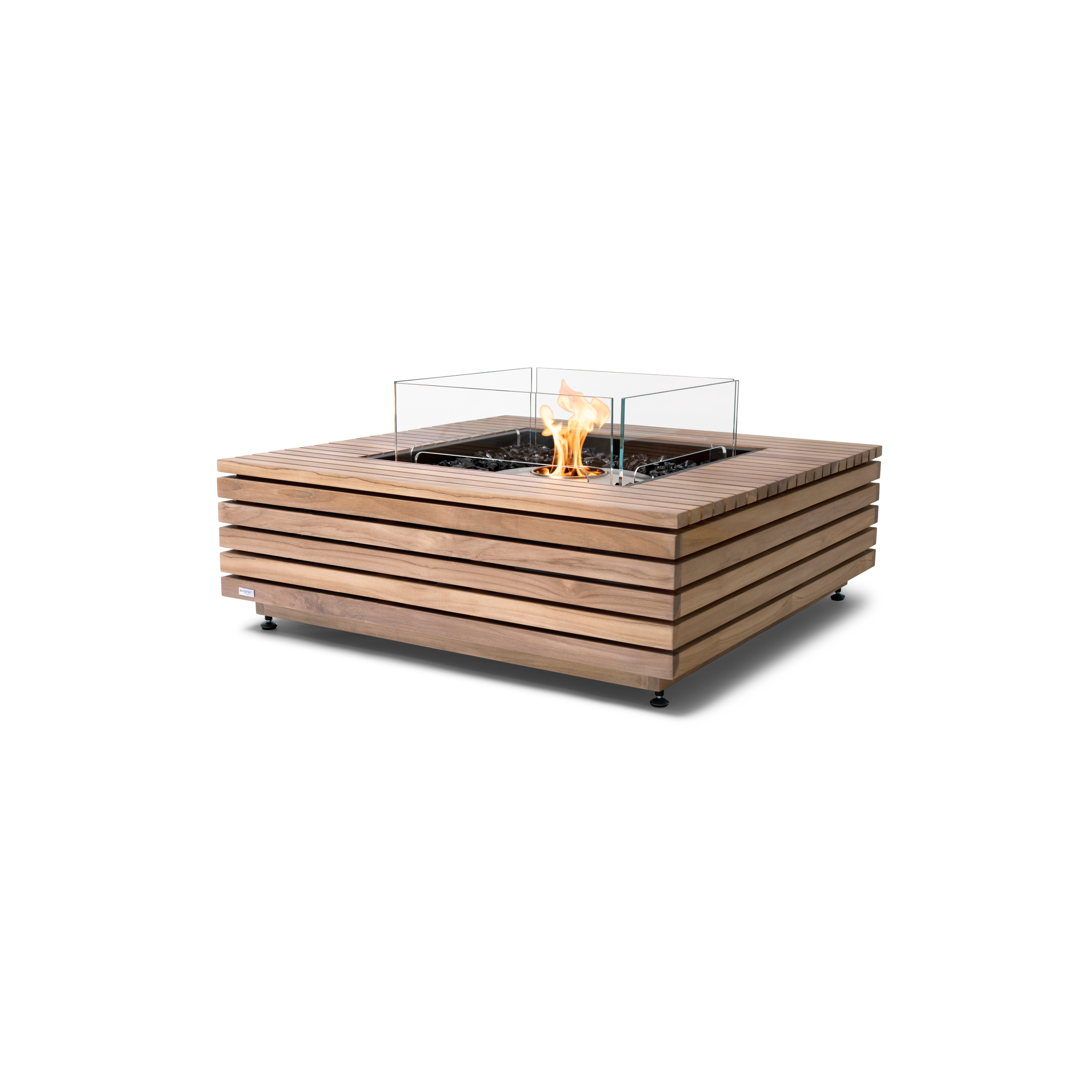 EcoSmart Fire 39" Base 40 Indoor/Outdoor Fire Pit Table with Ethanol Burner – Handcrafted Concrete Design by Mad Design Group