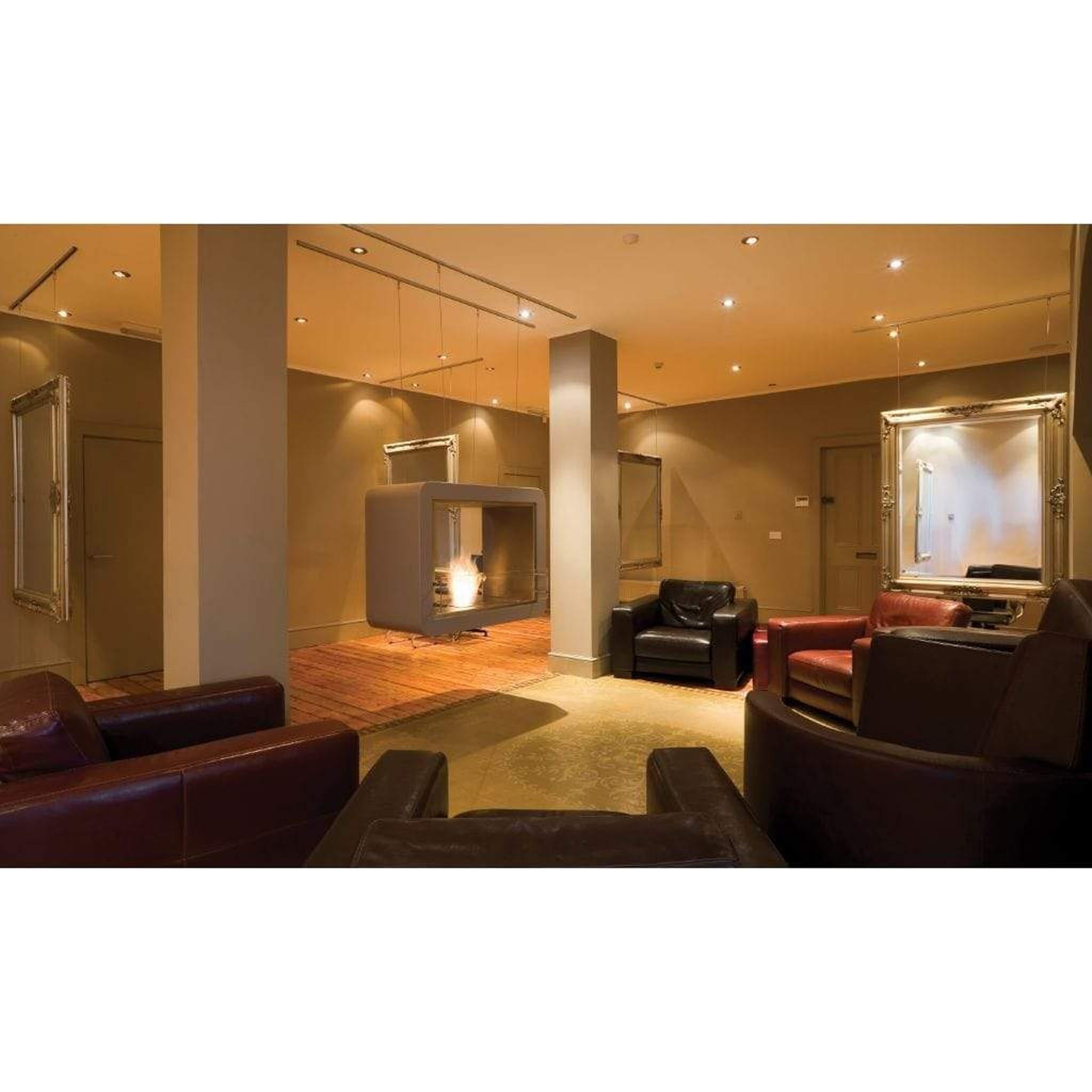 EcoSmart Fire 39" Flex 32DB Double-Sided Ethanol Fireplace Insert with Adjustable Flame by Mad Design Group