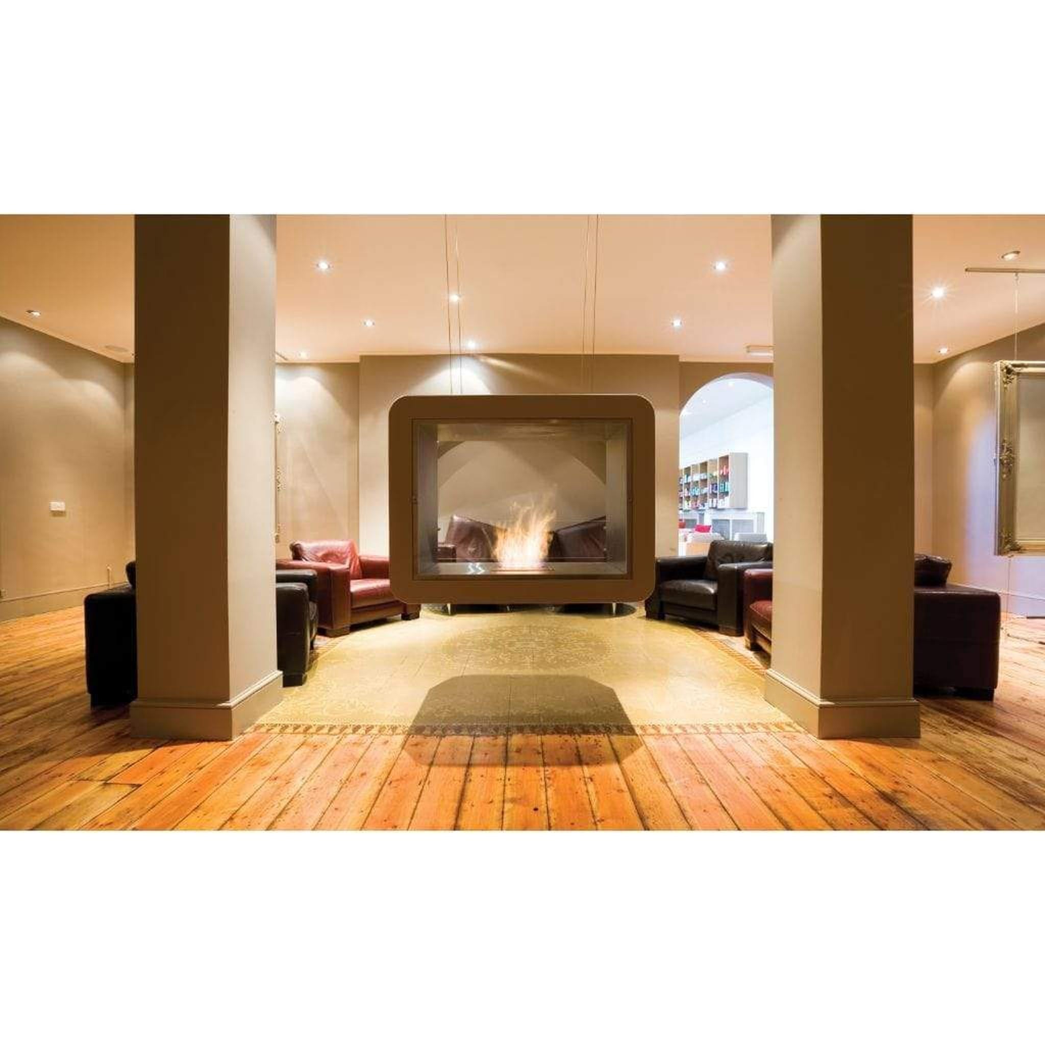 EcoSmart Fire 39" Flex 32DB Double-Sided Ethanol Fireplace Insert with Adjustable Flame by Mad Design Group