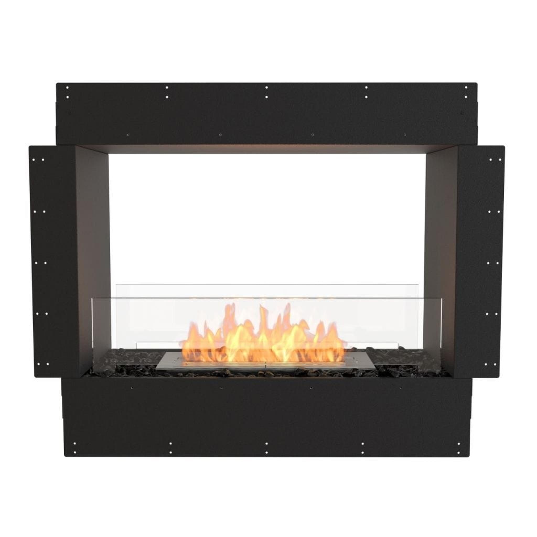 EcoSmart Fire 39" Flex 32DB Double-Sided Ethanol Fireplace Insert with Adjustable Flame by Mad Design Group