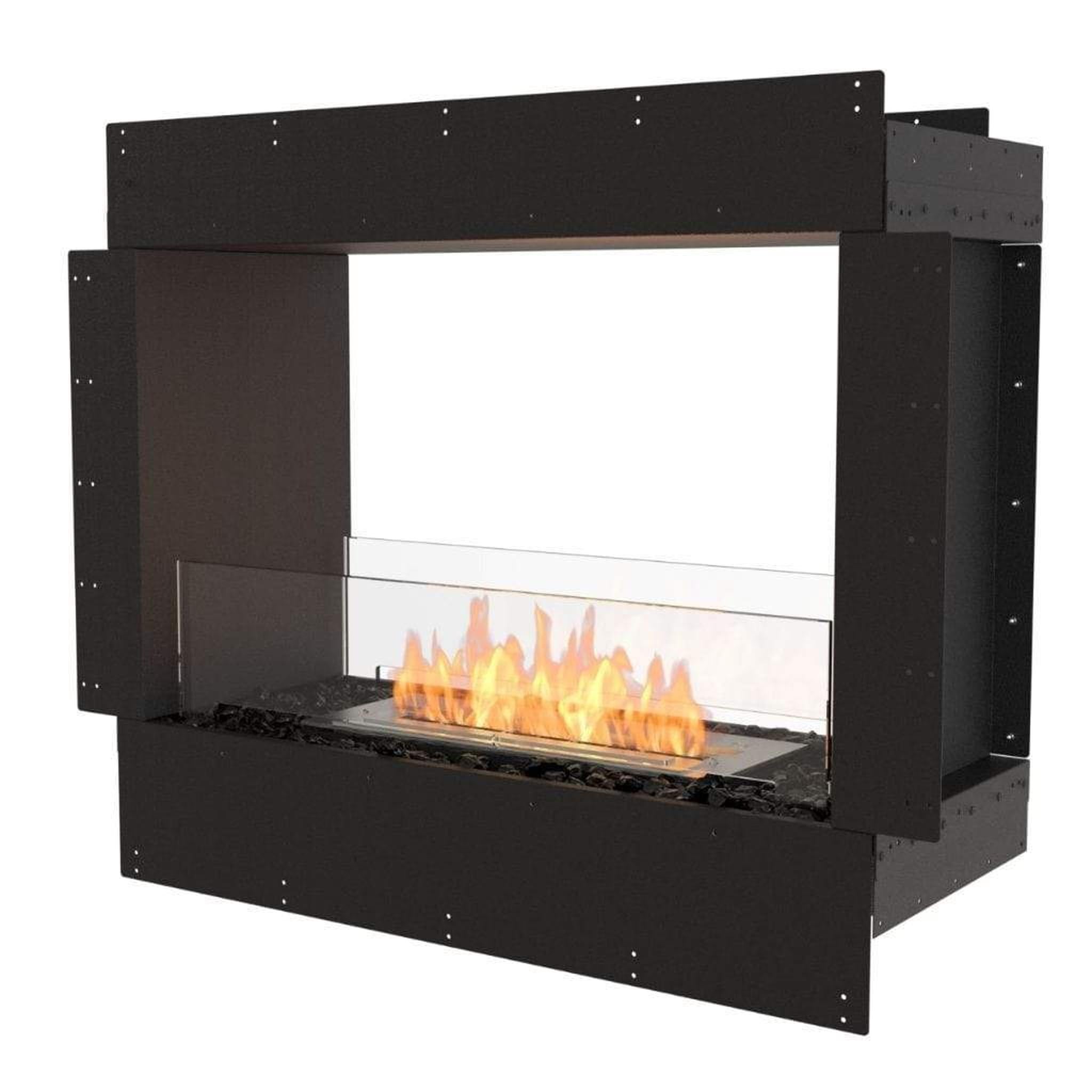 EcoSmart Fire 39" Flex 32DB Double-Sided Ethanol Fireplace Insert with Adjustable Flame by Mad Design Group