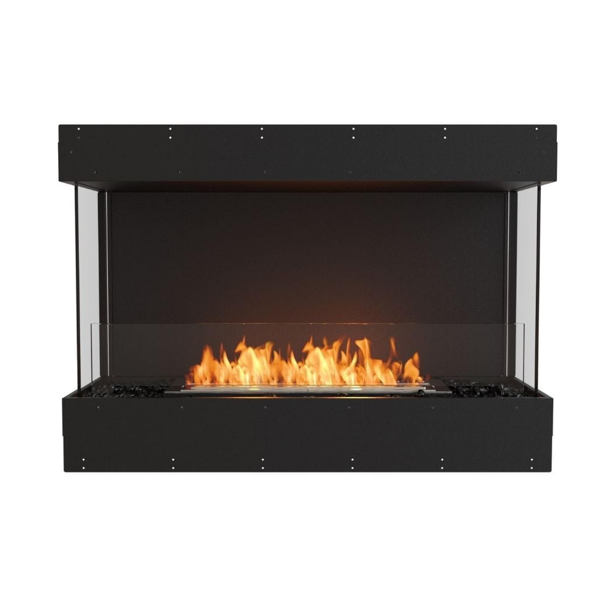 EcoSmart Fire 45" Flex 42BY Bay Ethanol Fireplace Insert with Glass Windscreen by Mad Design Group