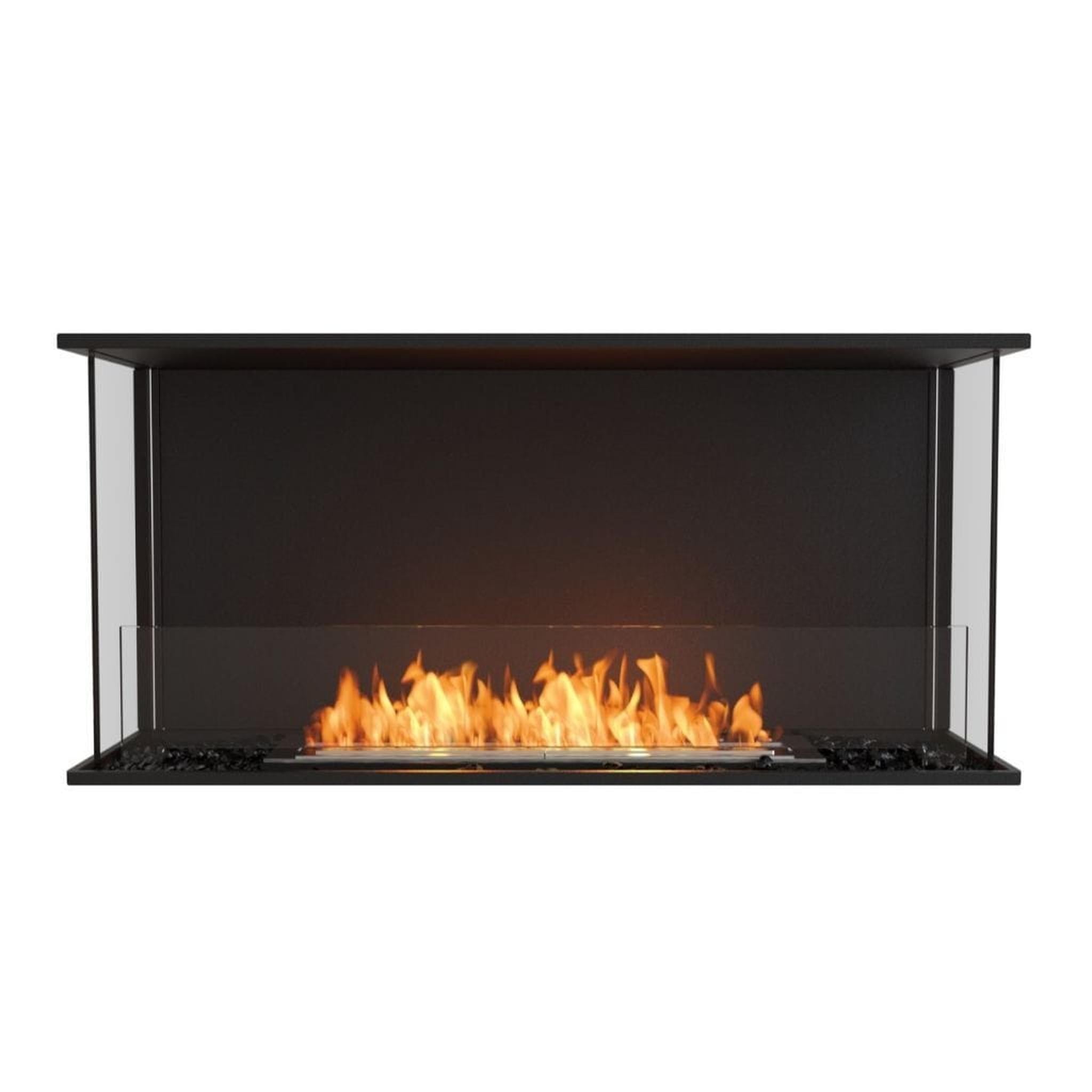 EcoSmart Fire 45" Flex 42BY Bay Ethanol Fireplace Insert with Glass Windscreen by Mad Design Group
