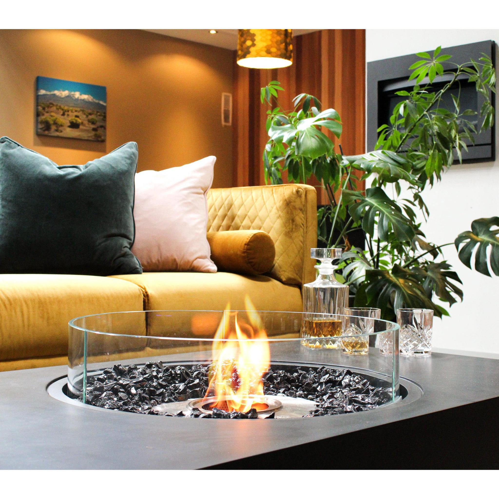 EcoSmart Fire 50" Martini 50 Fire Pit Table with Ethanol Burner – AB8 Bioethanol Burner by Mad Design Group