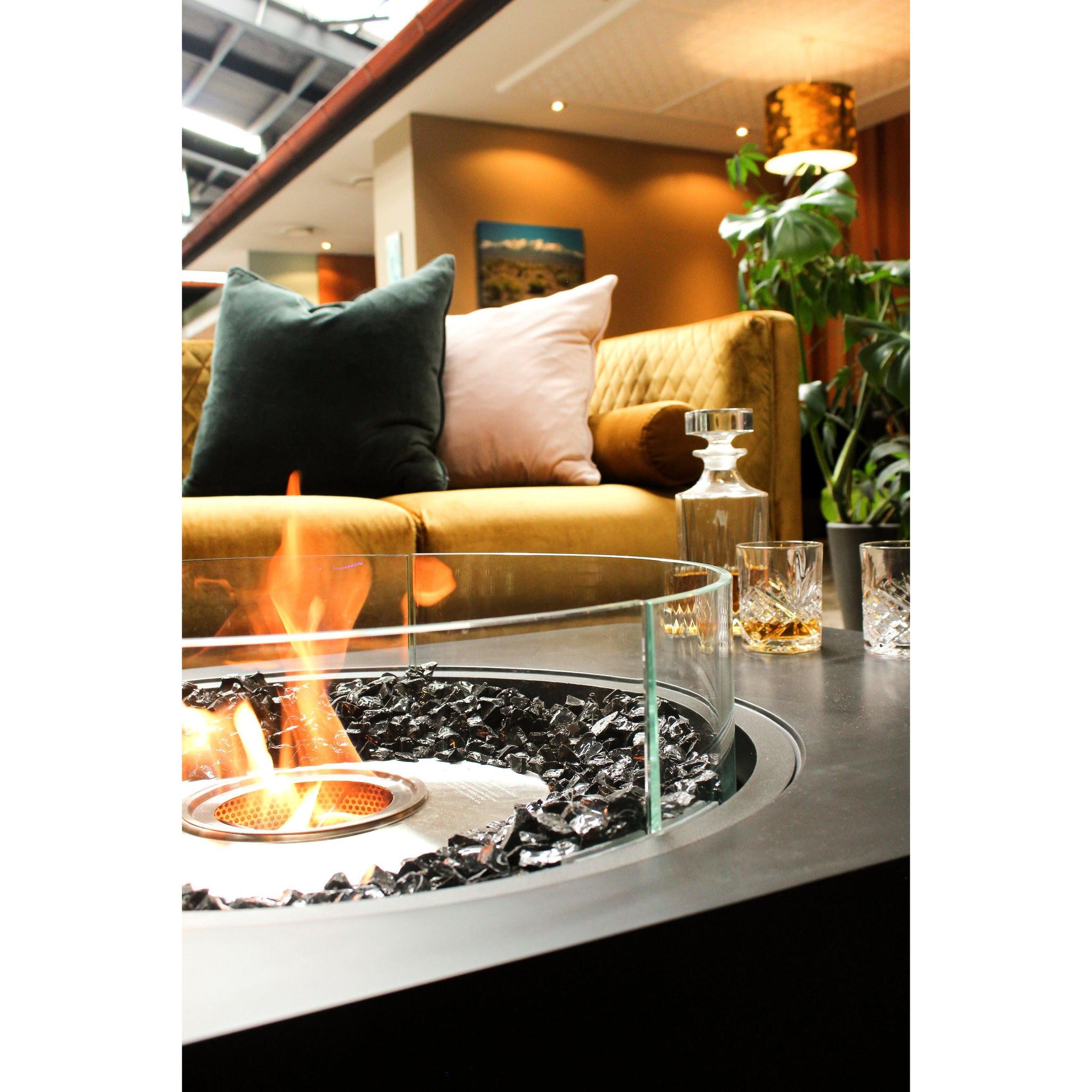 EcoSmart Fire 50" Martini 50 Fire Pit Table with Ethanol Burner – AB8 Bioethanol Burner by Mad Design Group