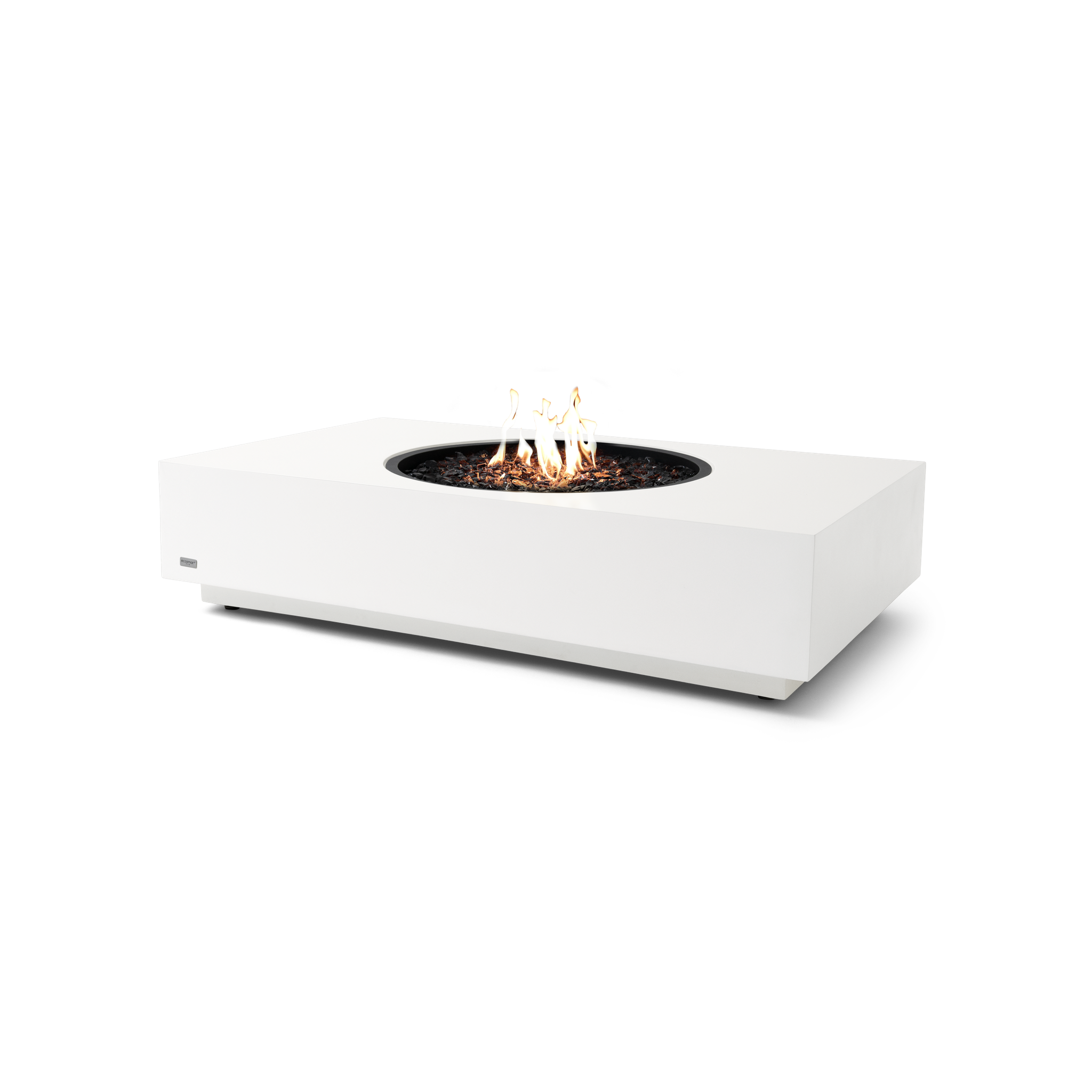 EcoSmart Fire 50" Martini 50 Fire Pit Table with Gas LP/NG Burner – Outdoor Concrete Design by Mad Design Group
