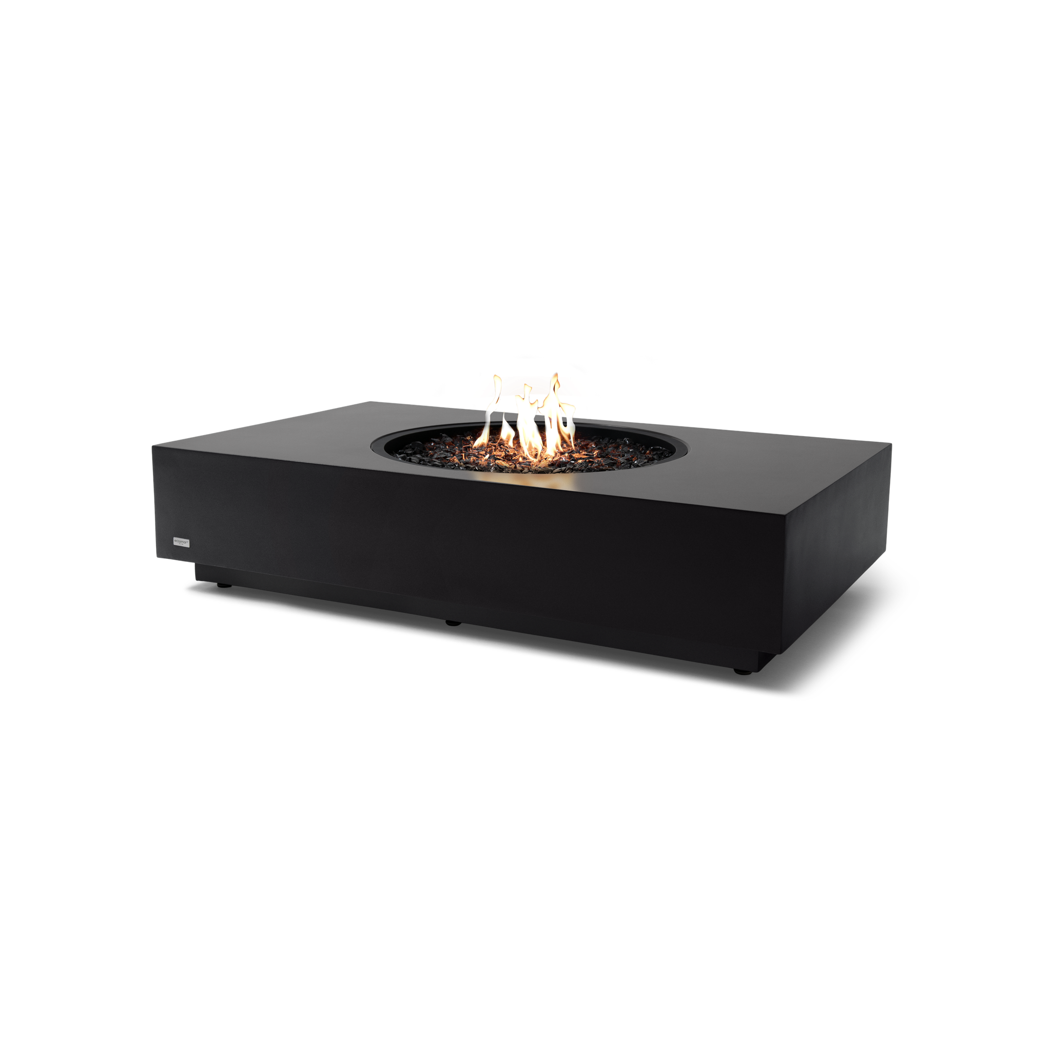EcoSmart Fire 50" Martini 50 Fire Pit Table with Gas LP/NG Burner – Outdoor Concrete Design by Mad Design Group