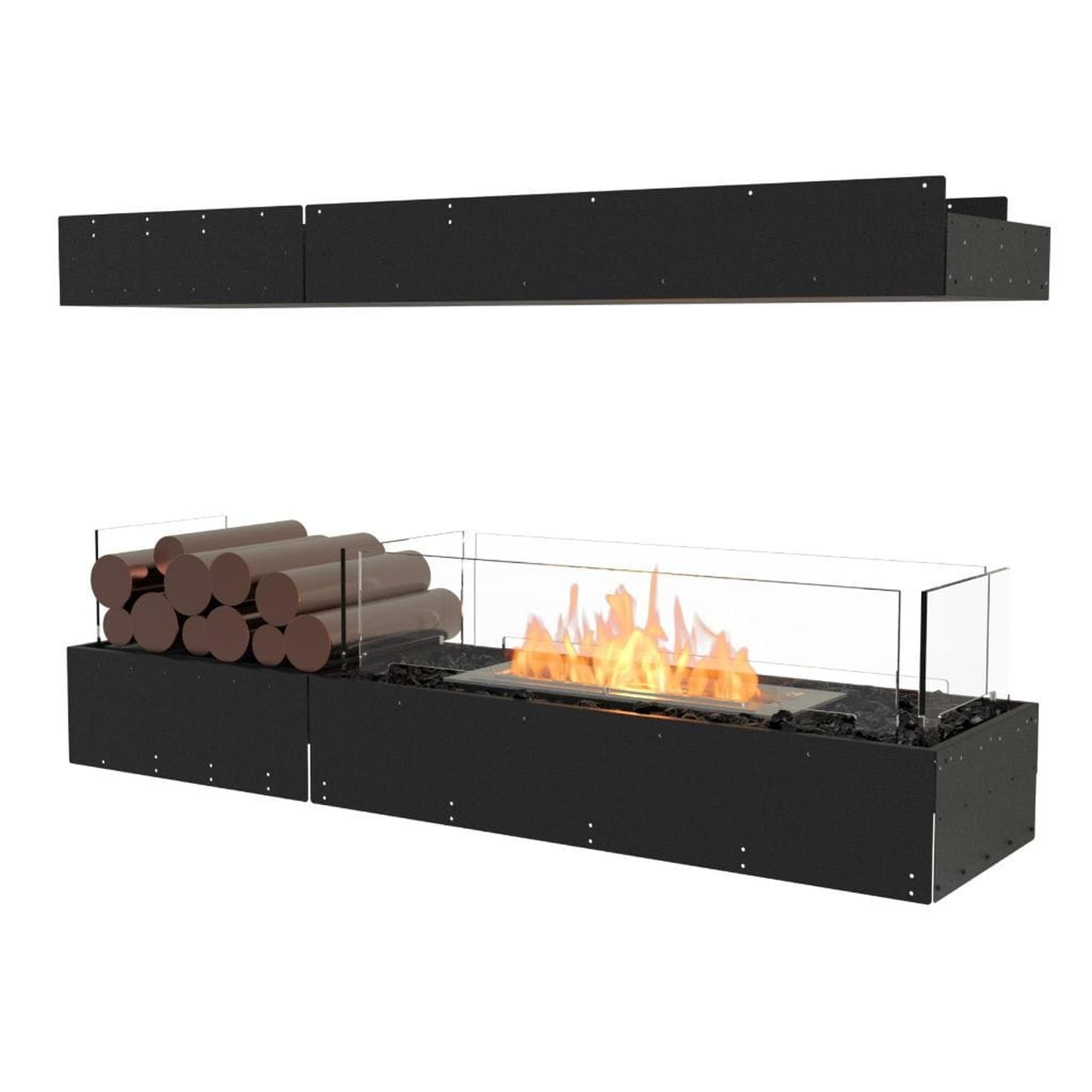 EcoSmart Fire 53" Flex 50IL Island Ethanol Fireplace Insert with Decorative Box and Adjustable Flame by Mad Design Group