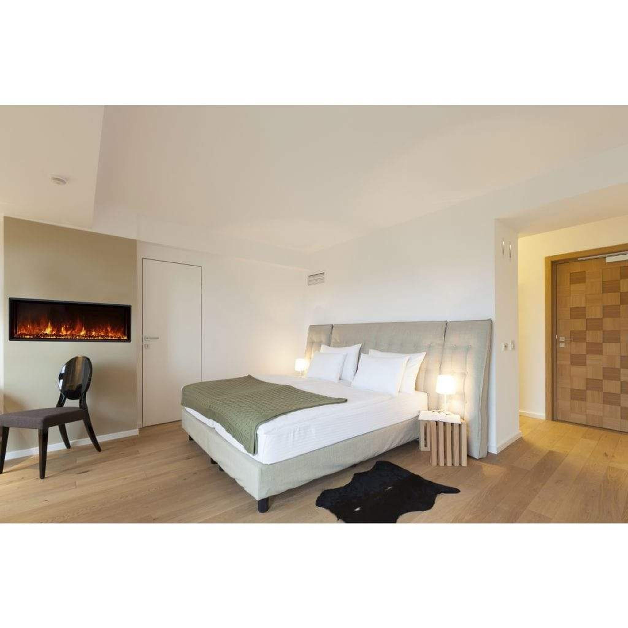 EcoSmart Fire 60" EL60 Electric Fireplace Insert with Adjustable Flame & LED Lighting by Mad Design Group